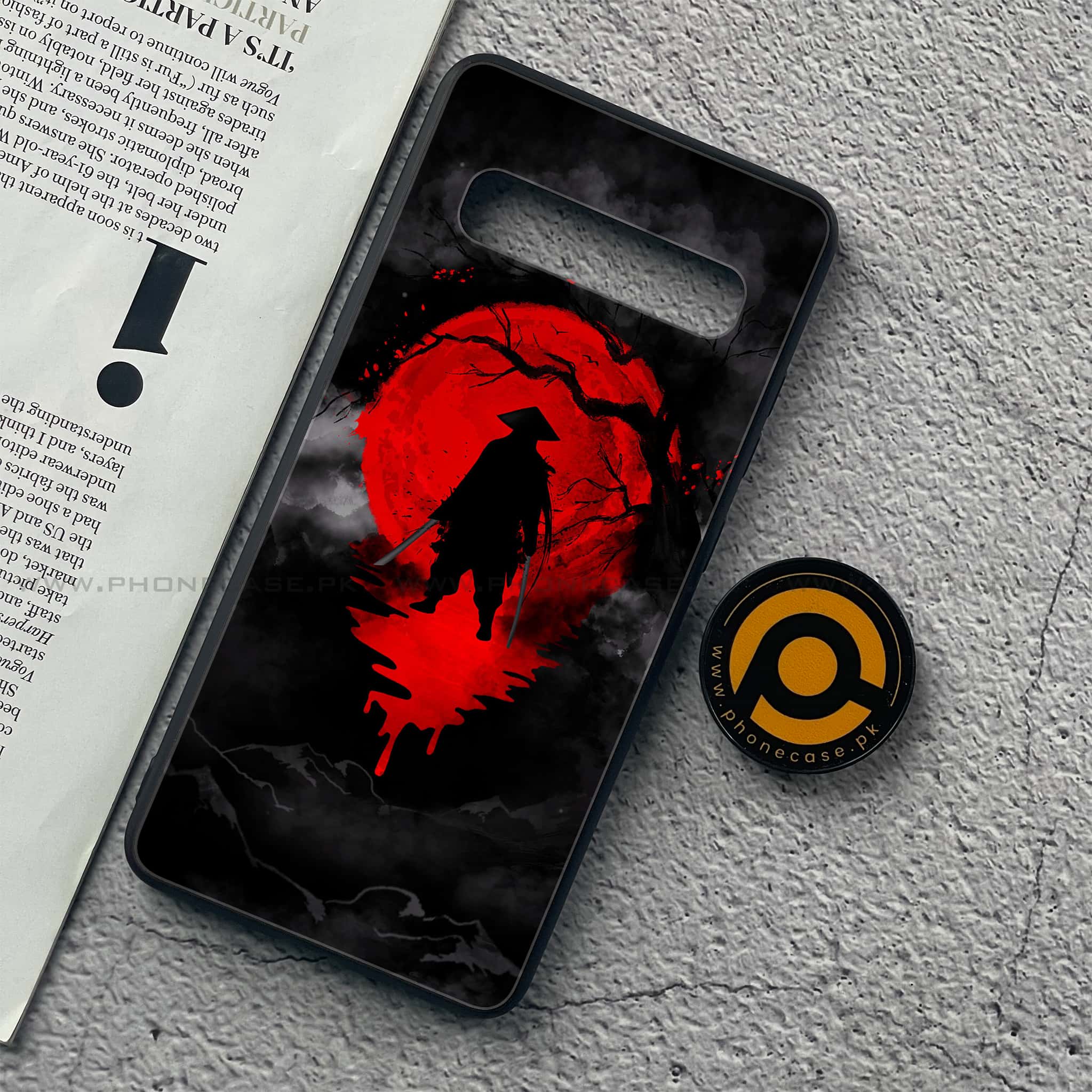 Samsung Galaxy S10 5G - Ninja Series - Premium Printed Glass soft Bumper shock Proof Case