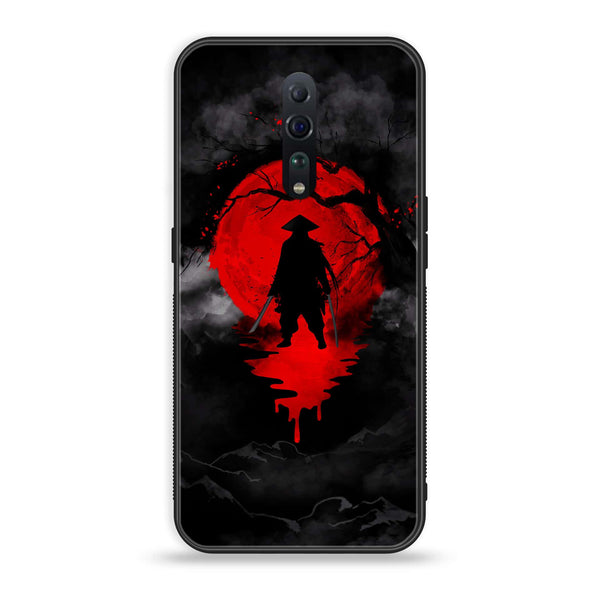 Oppo Reno Z - Ninja  Design 3 - Premium Printed Glass soft Bumper shock Proof Case  CS-30674