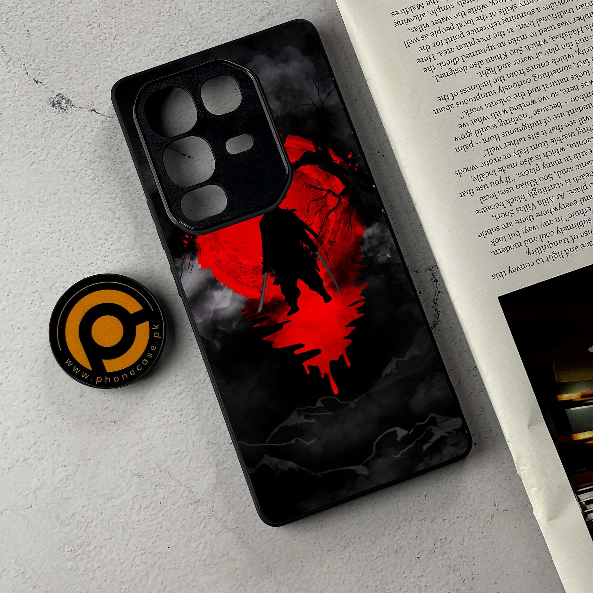 Infinix Note 50 Pro Plus - Ninja Series - Premium Metal Printed Soft Bumper Shockproof Case