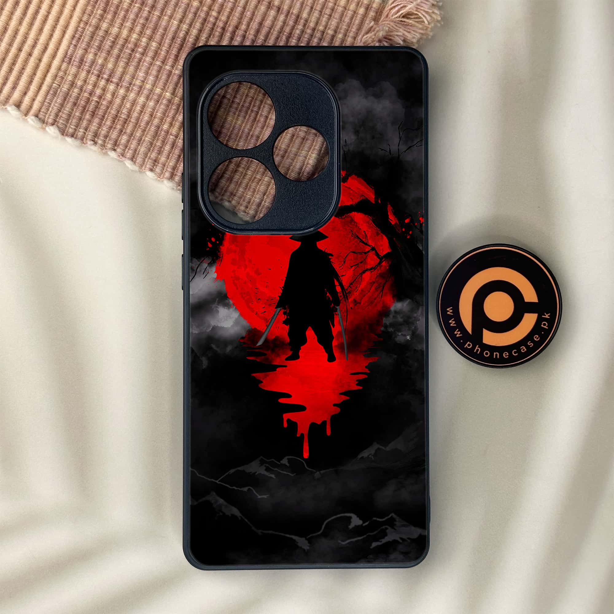 Realme GT 6 - Ninja Series - Premium Metal Printed soft Bumper shock Proof Case