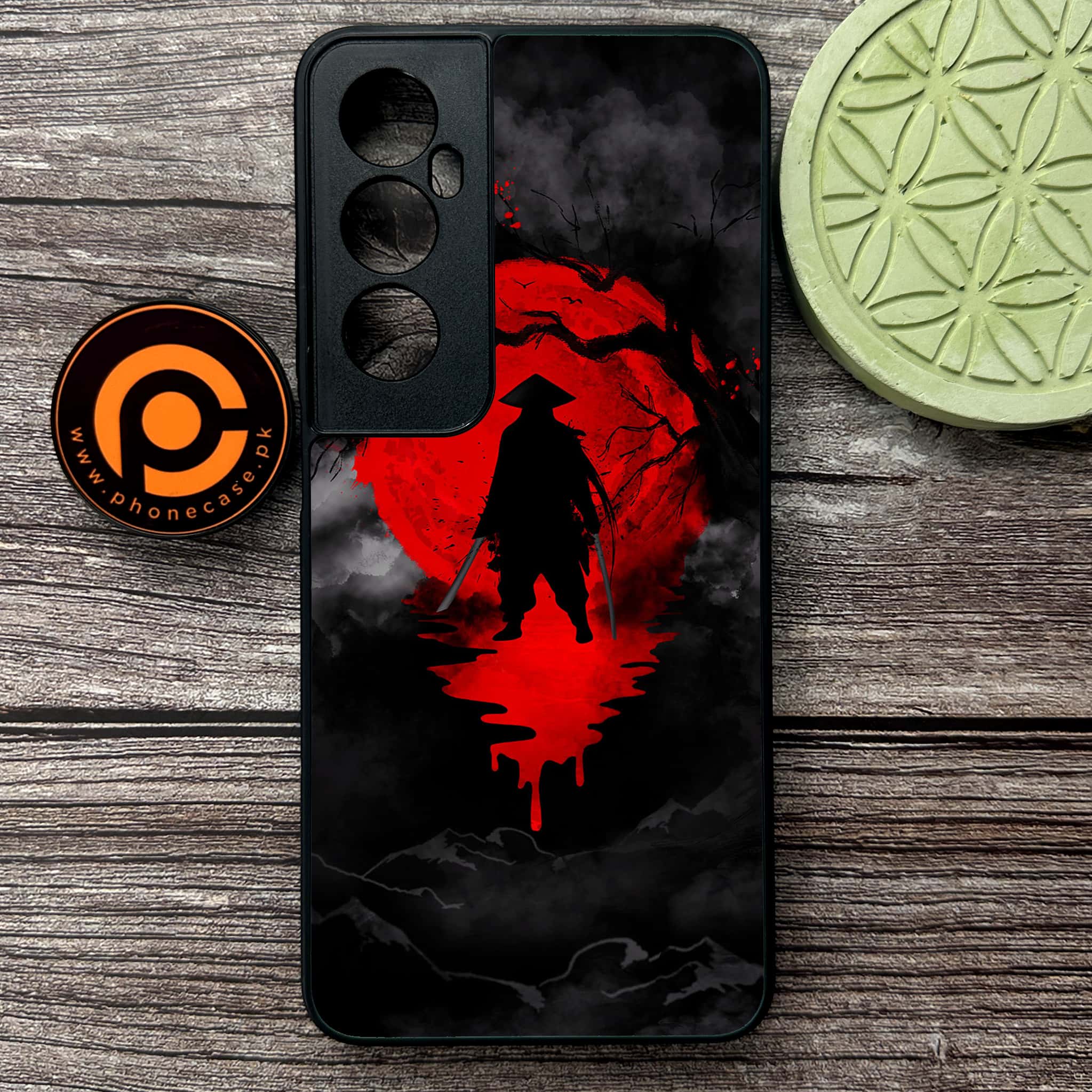 Realme C65  - Ninja Series - Premium Metal Printed soft Bumper shock Proof Case