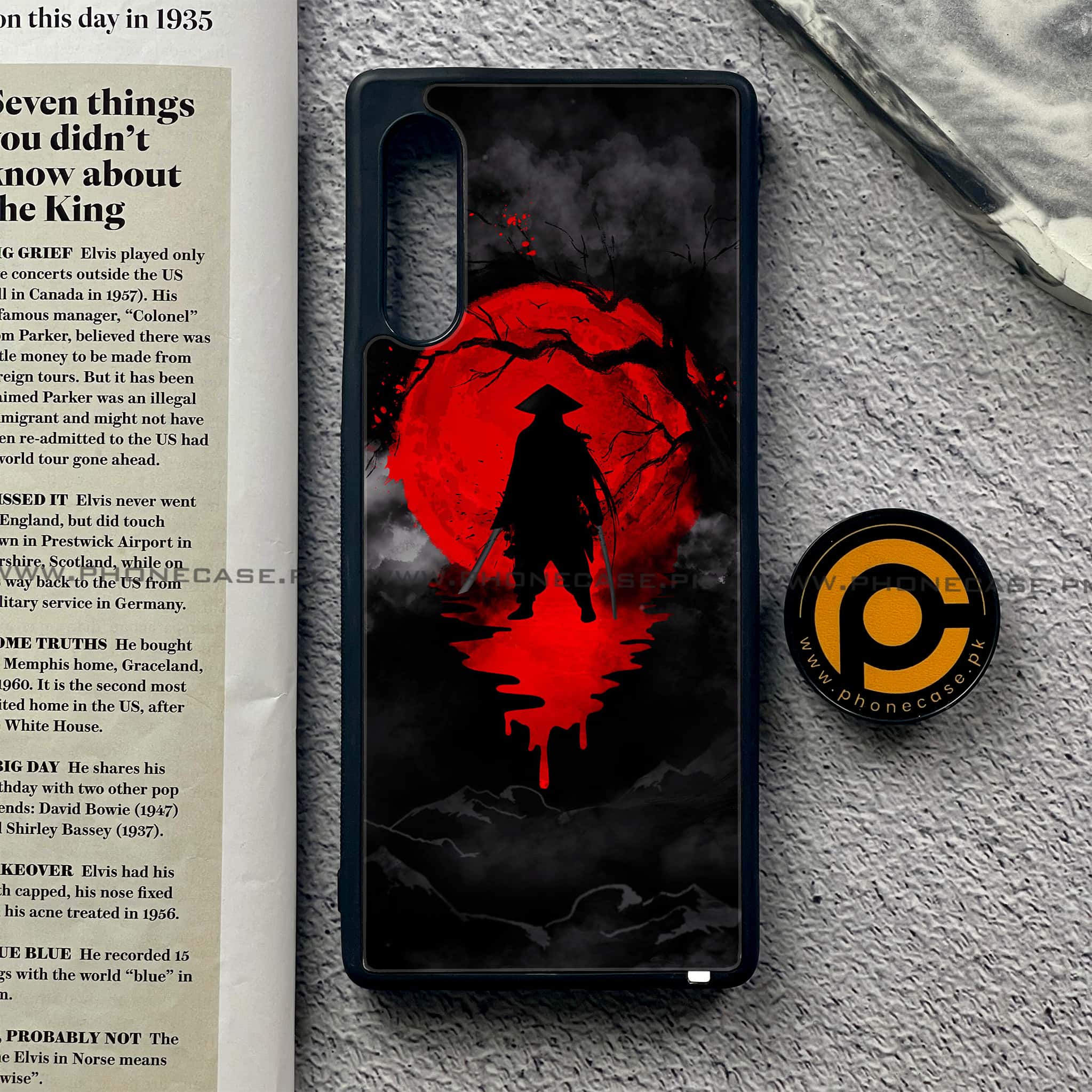 LG Velvet - Ninja Series - Premium Printed Glass soft Bumper shock Proof Case