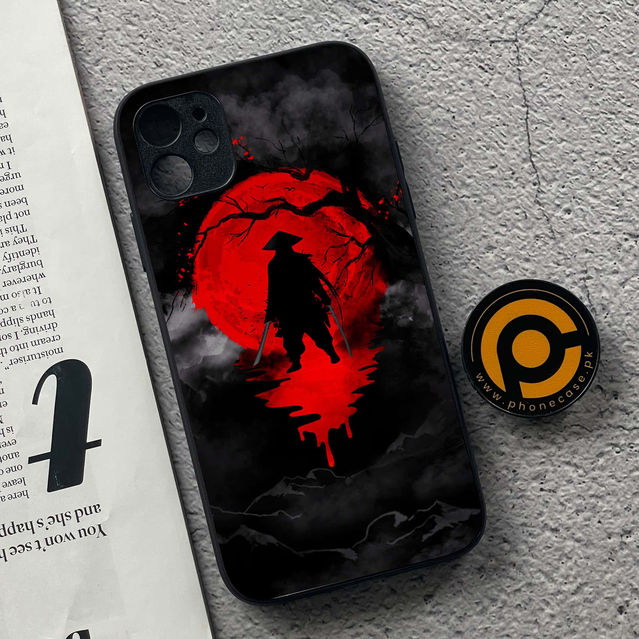 iPhone 11 Ninja Series  Premium Printed Glass soft Bumper shock Proof Case