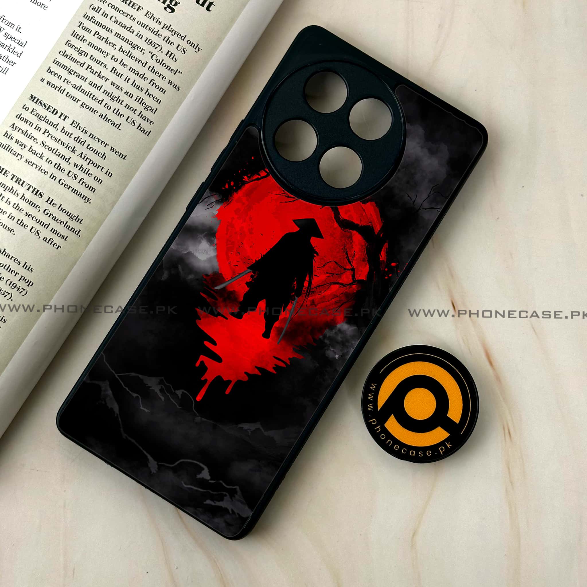 Tecno Camon 30s - Ninja Series - Premium Metal Printed soft Bumper shock Proof Case