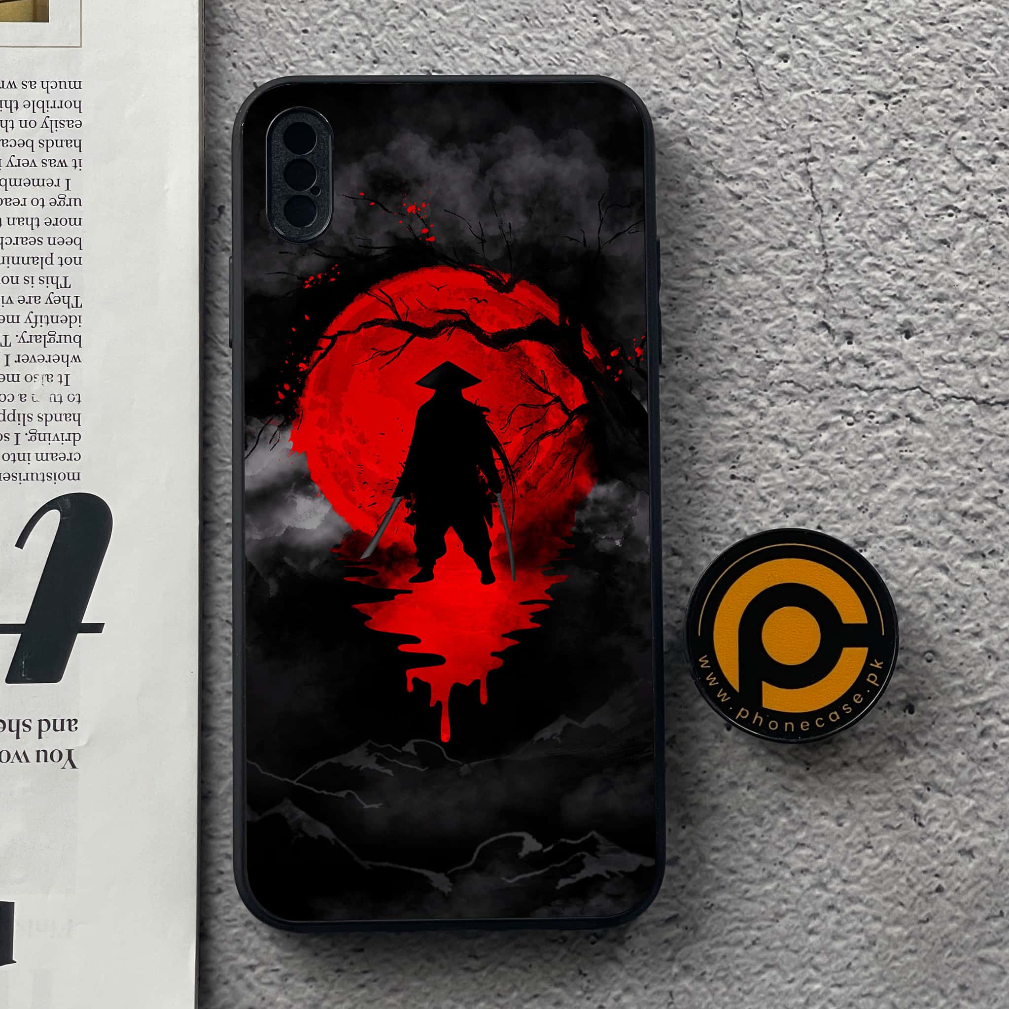 iPhone XS Max - Ninja Series - Premium Metal Printed soft Bumper shock Proof Case