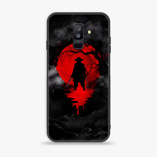 Samsung Galaxy A6 Plus (2018) - Ninja Design 3 - Premium Printed Glass soft Bumper shock Proof Case CS-17552