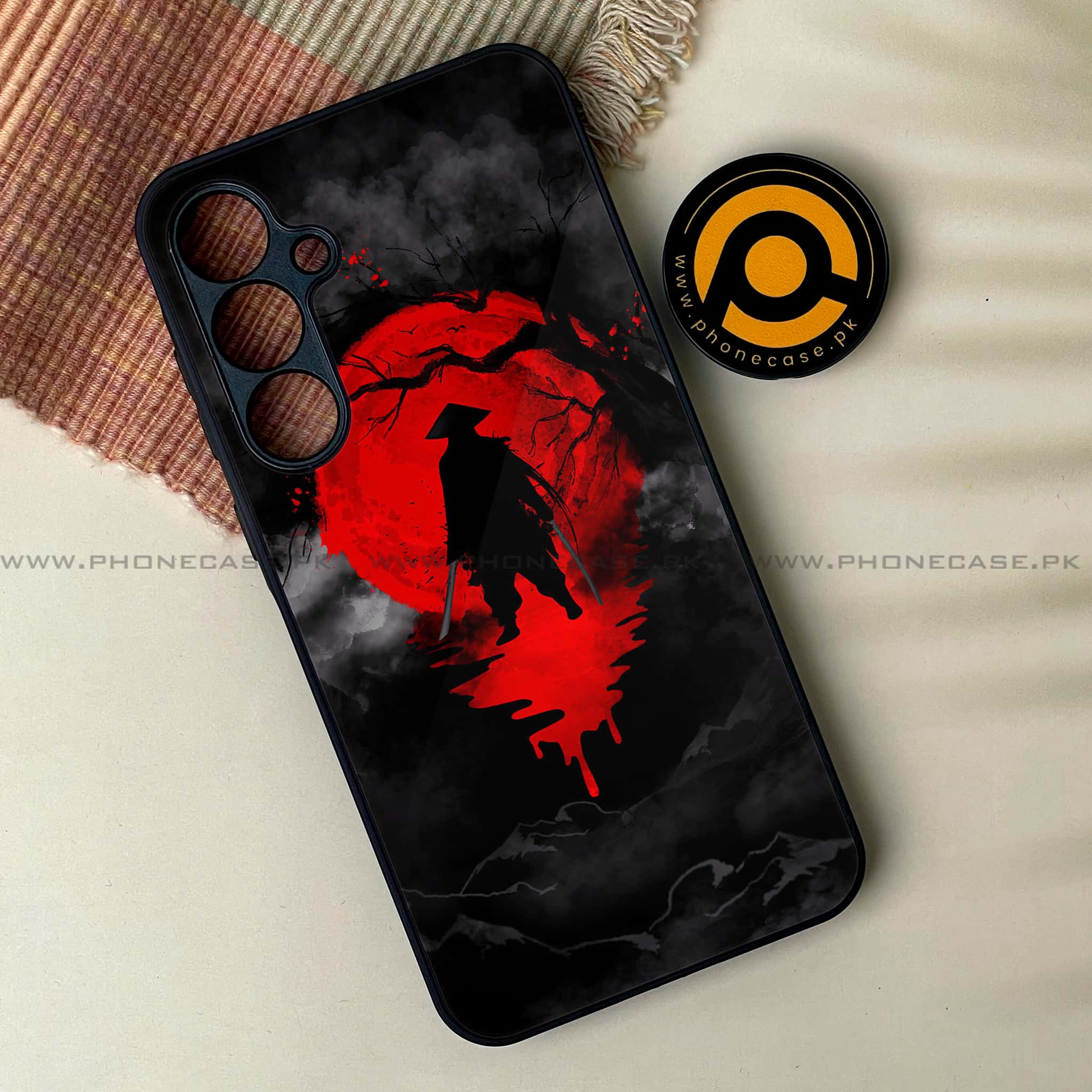Samsung Galaxy A25 - Ninja Series - Premium Printed Glass soft Bumper shock Proof Case