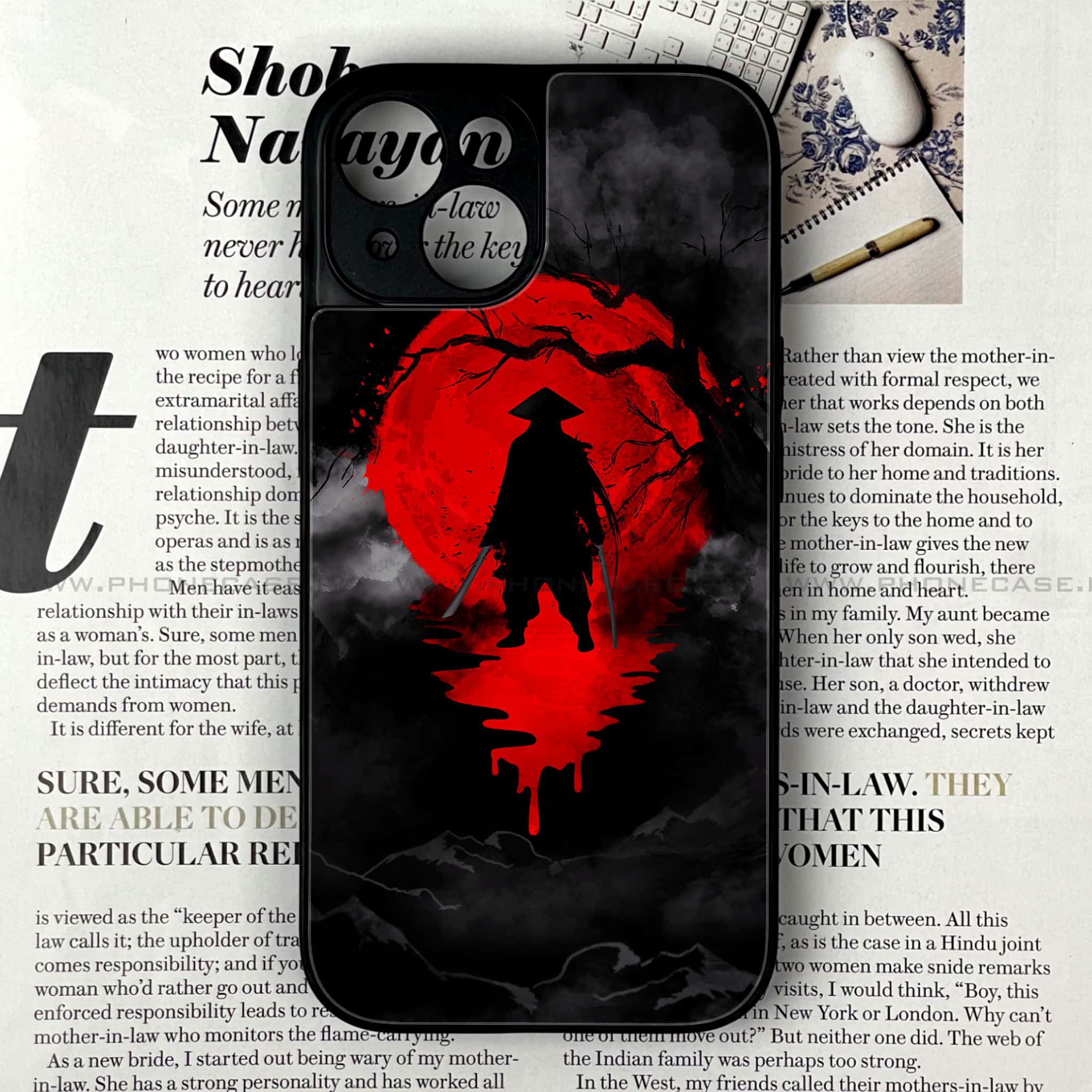iPhone 14 - Ninja series - Premium Metal Printed soft Bumper shock Proof Case