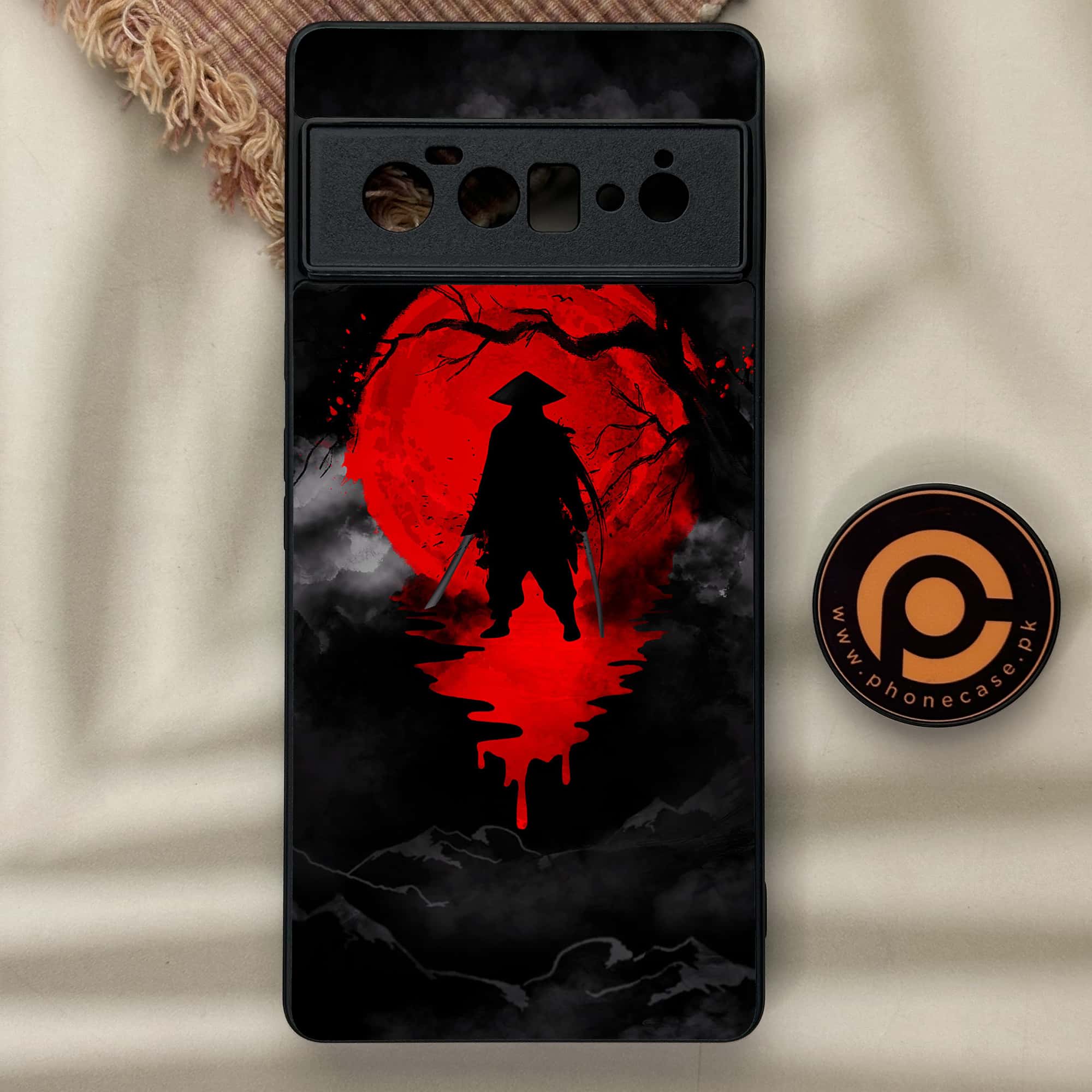 Google Pixel 6 Pro-Ninja Series - Premium Metal Printed soft Bumper Shock Proof Case