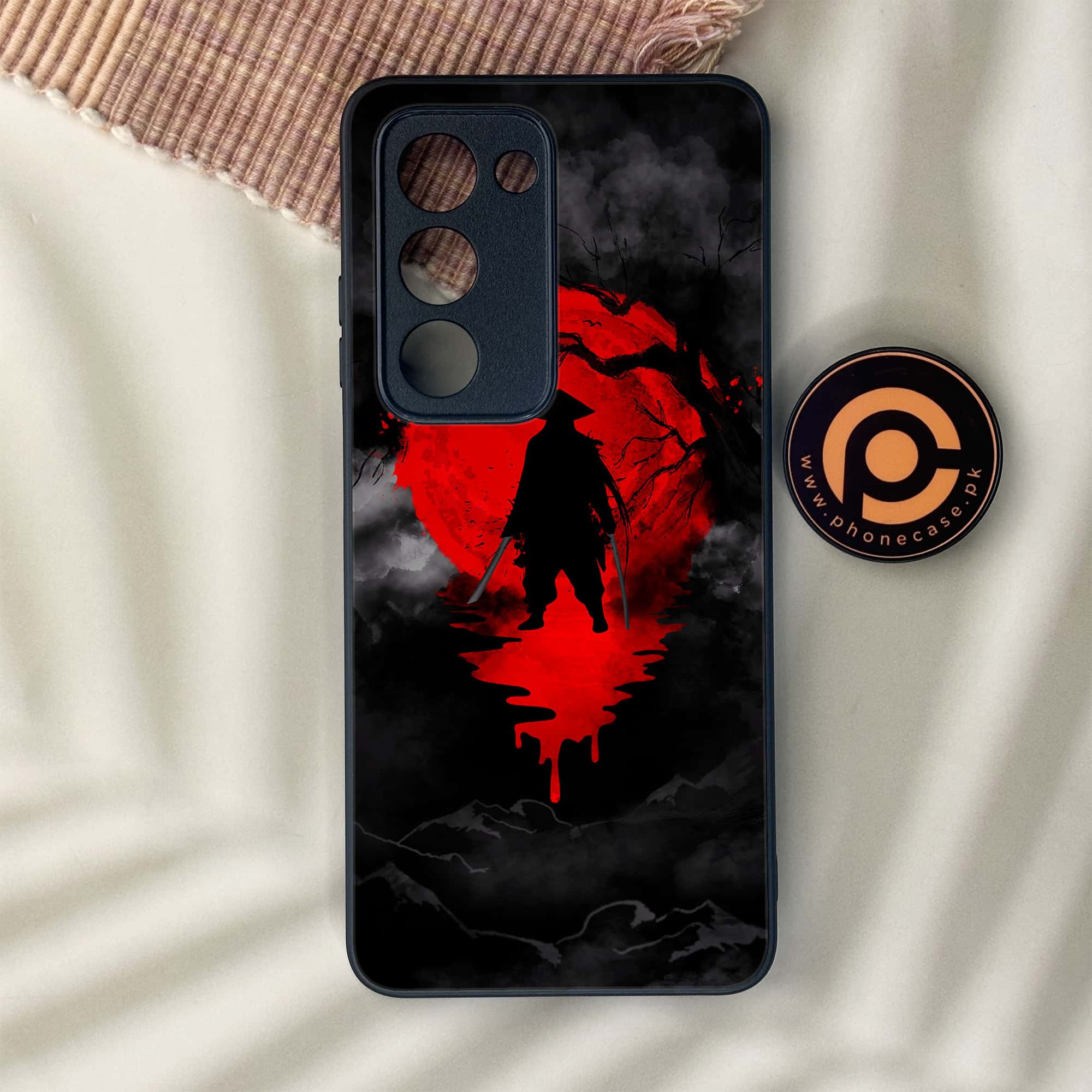 Oppo A5 2025 - Ninja Series - Premium Metal Printed soft Bumper shock Proof Case