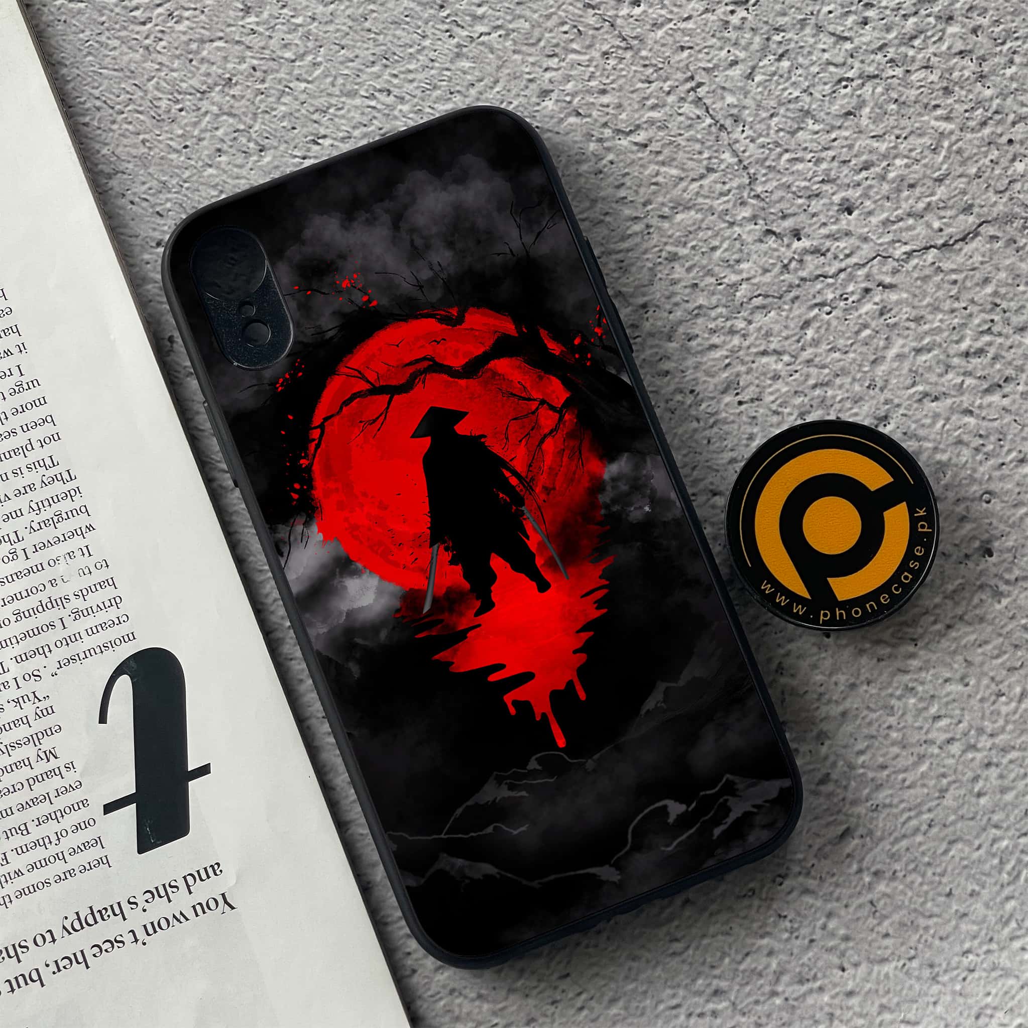 iPhone XR - Ninja  Series - Premium Metal Printed soft Bumper shock Proof Case