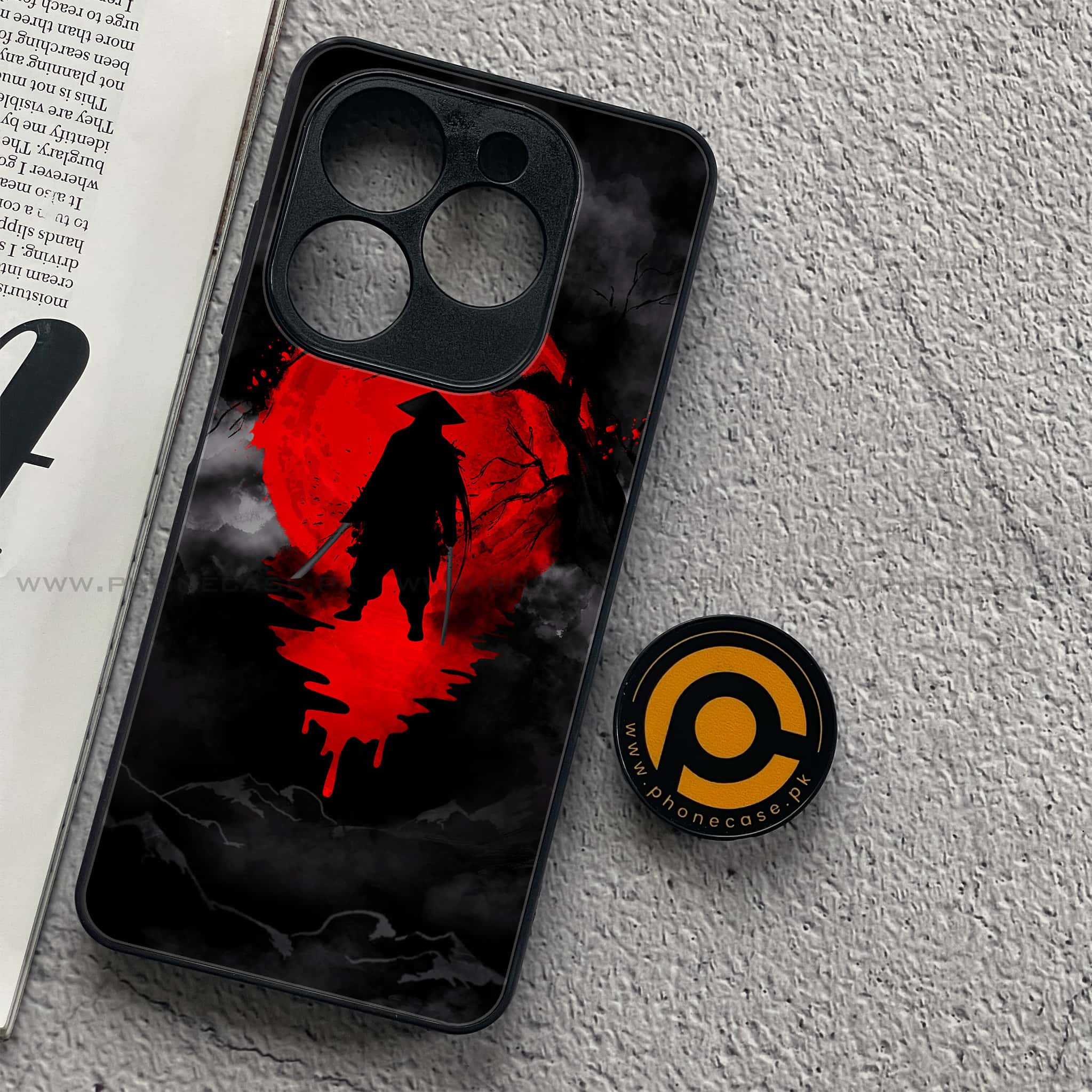 Infinix Smart 8 Pro - Ninja Series - Premium Metal Printed soft Bumper shock Proof Case