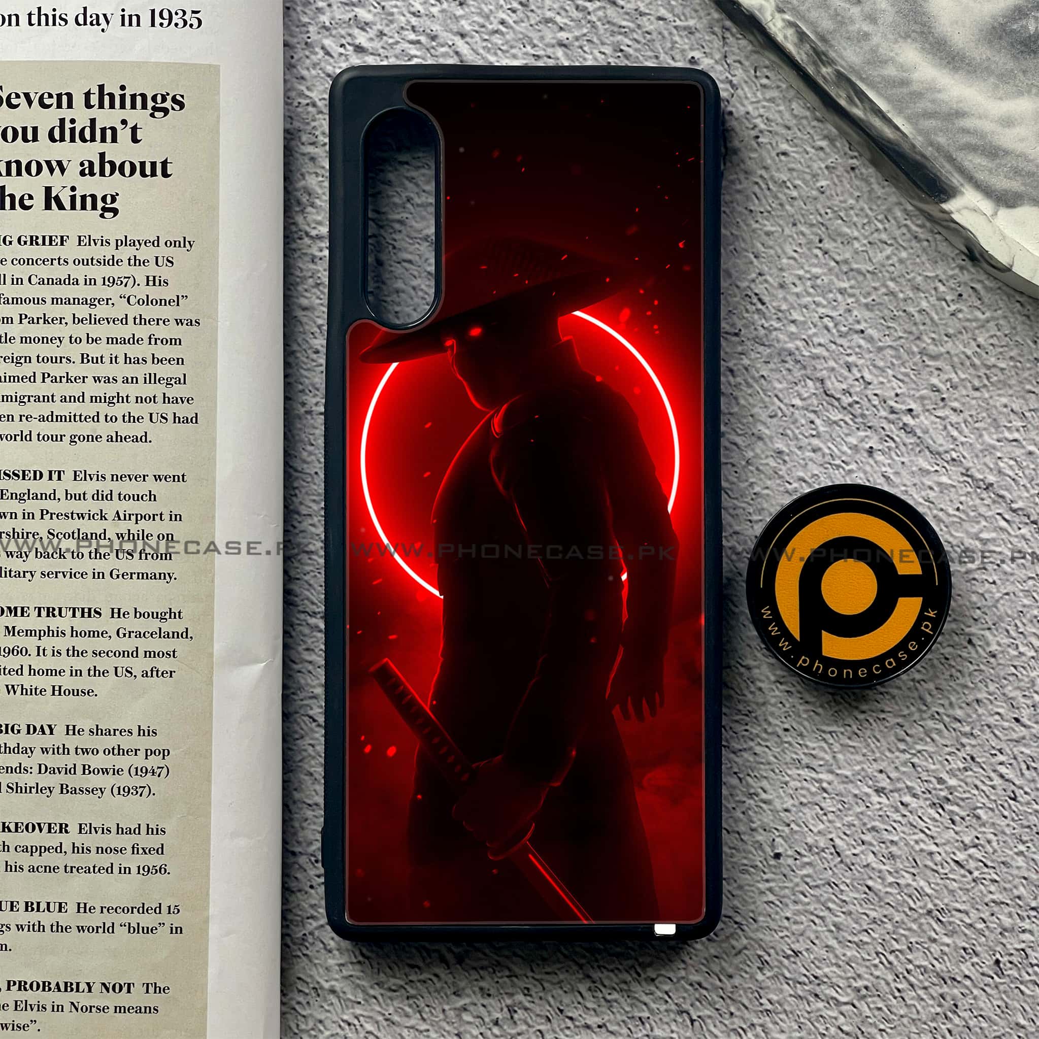 LG Velvet - Ninja Series - Premium Printed Glass soft Bumper shock Proof Case