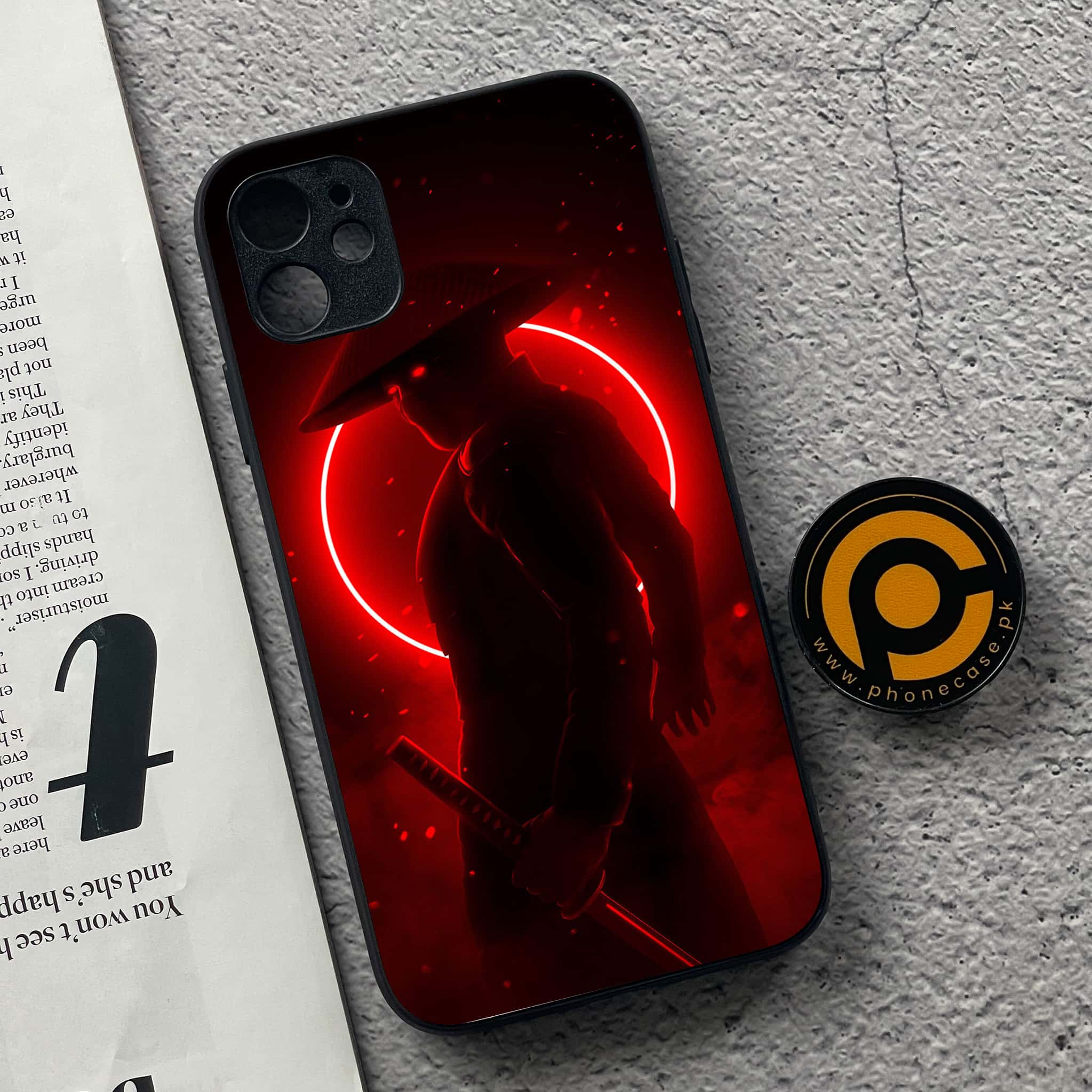 iPhone 11 Ninja Series  Premium Printed Glass soft Bumper shock Proof Case