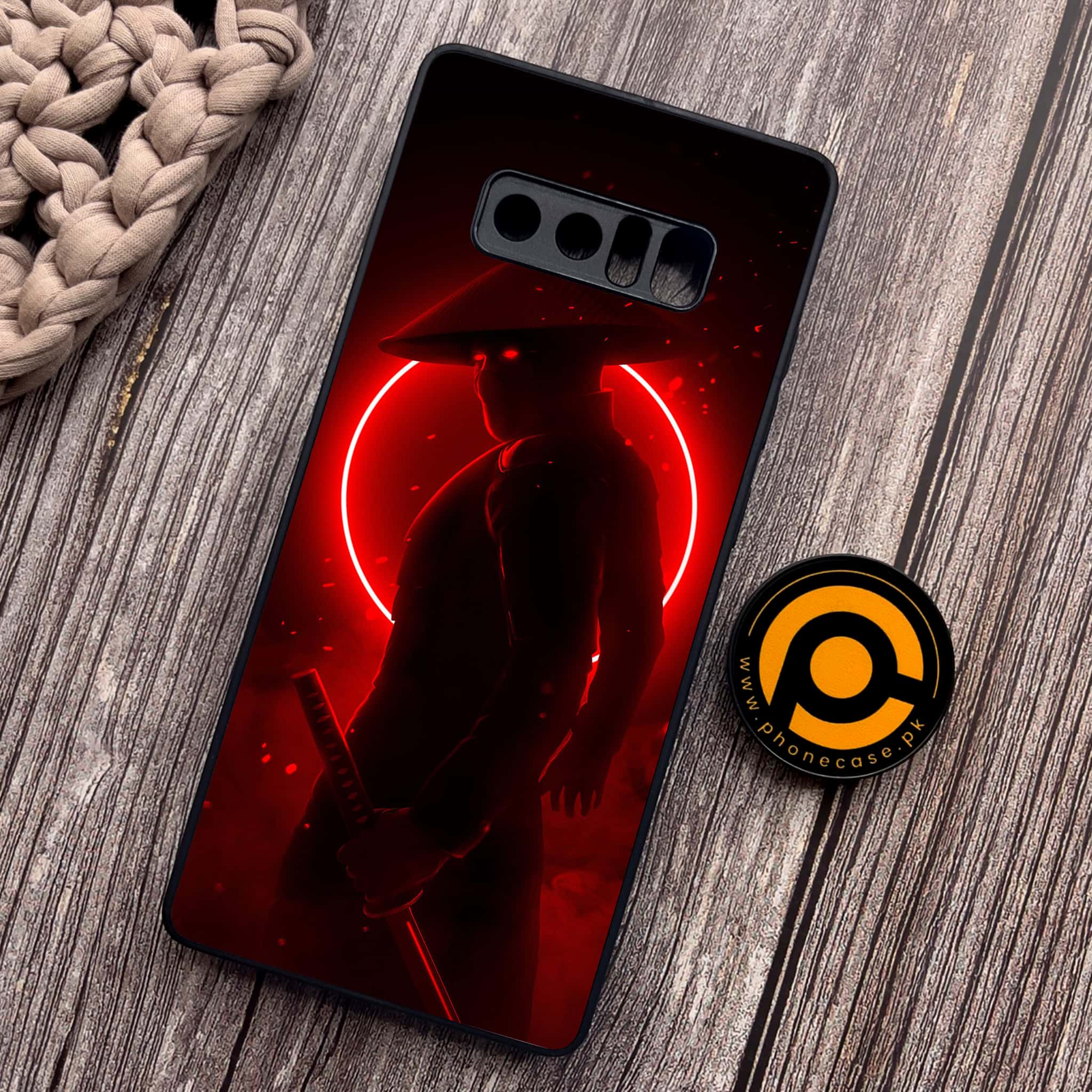 Samsung Galaxy Note 8 Ninja Series Premium Metal Printed soft Bumper shock Proof Case