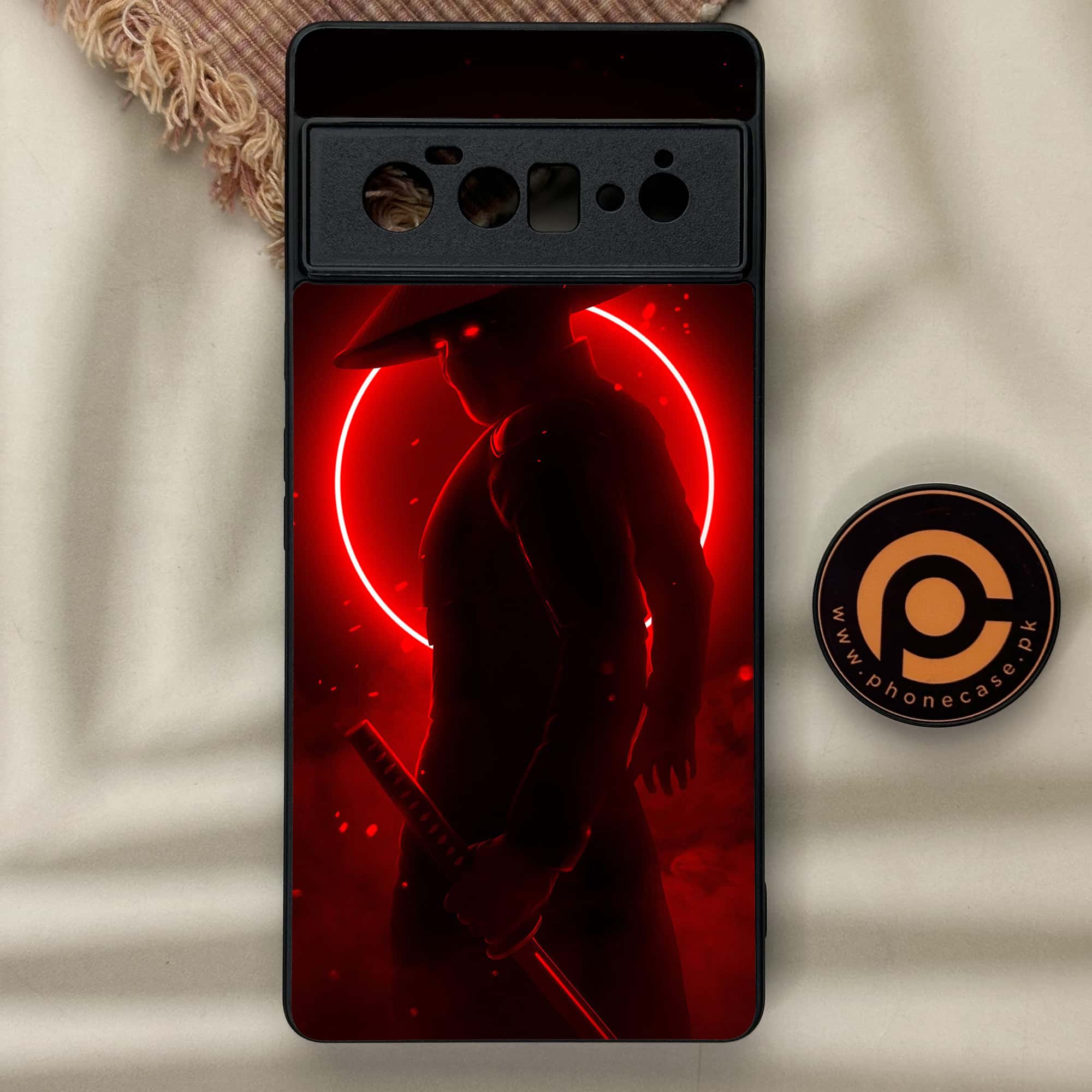 Google Pixel 6 Pro-Ninja Series - Premium Metal Printed soft Bumper Shock Proof Case