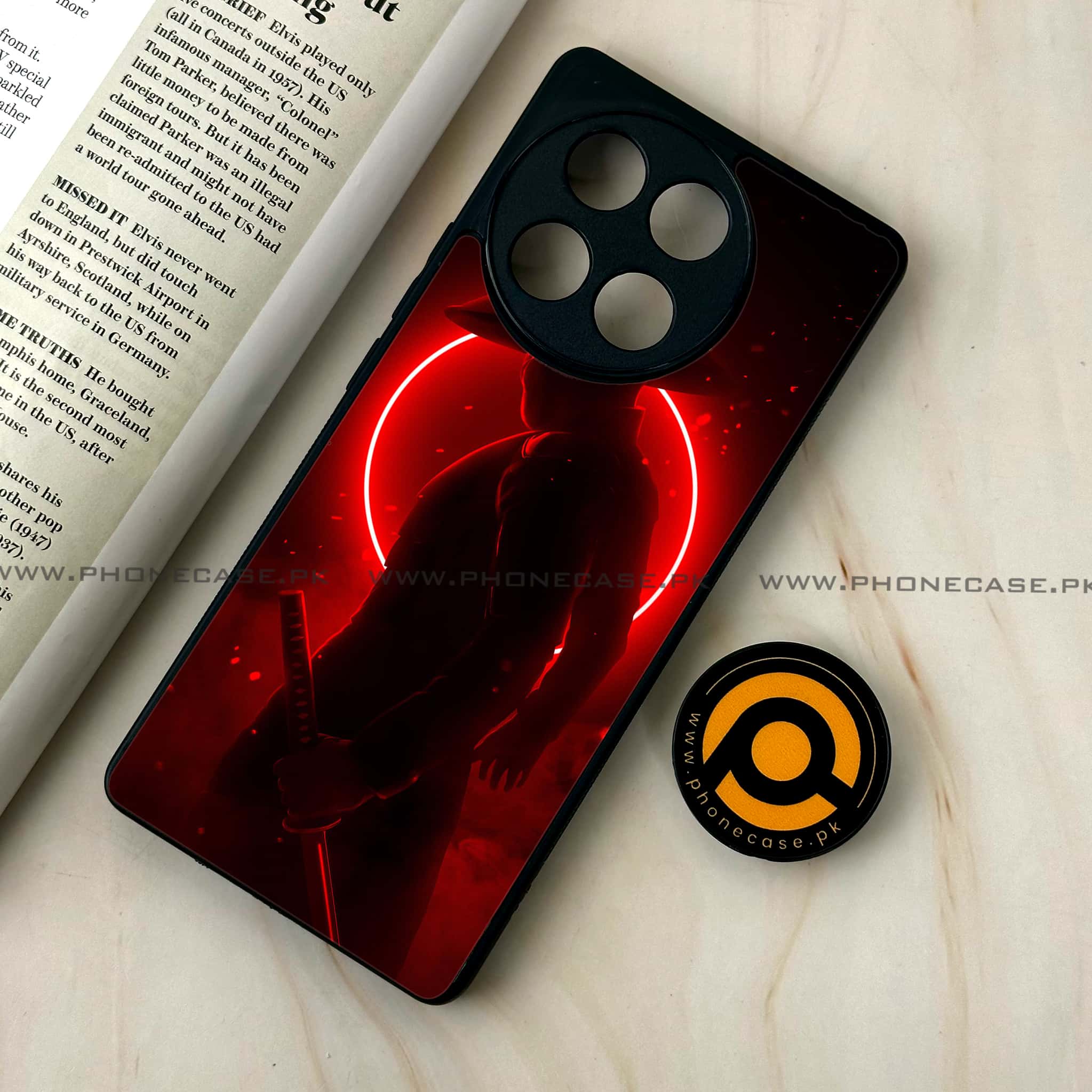 Tecno Camon 30s - Ninja Series - Premium Metal Printed soft Bumper shock Proof Case