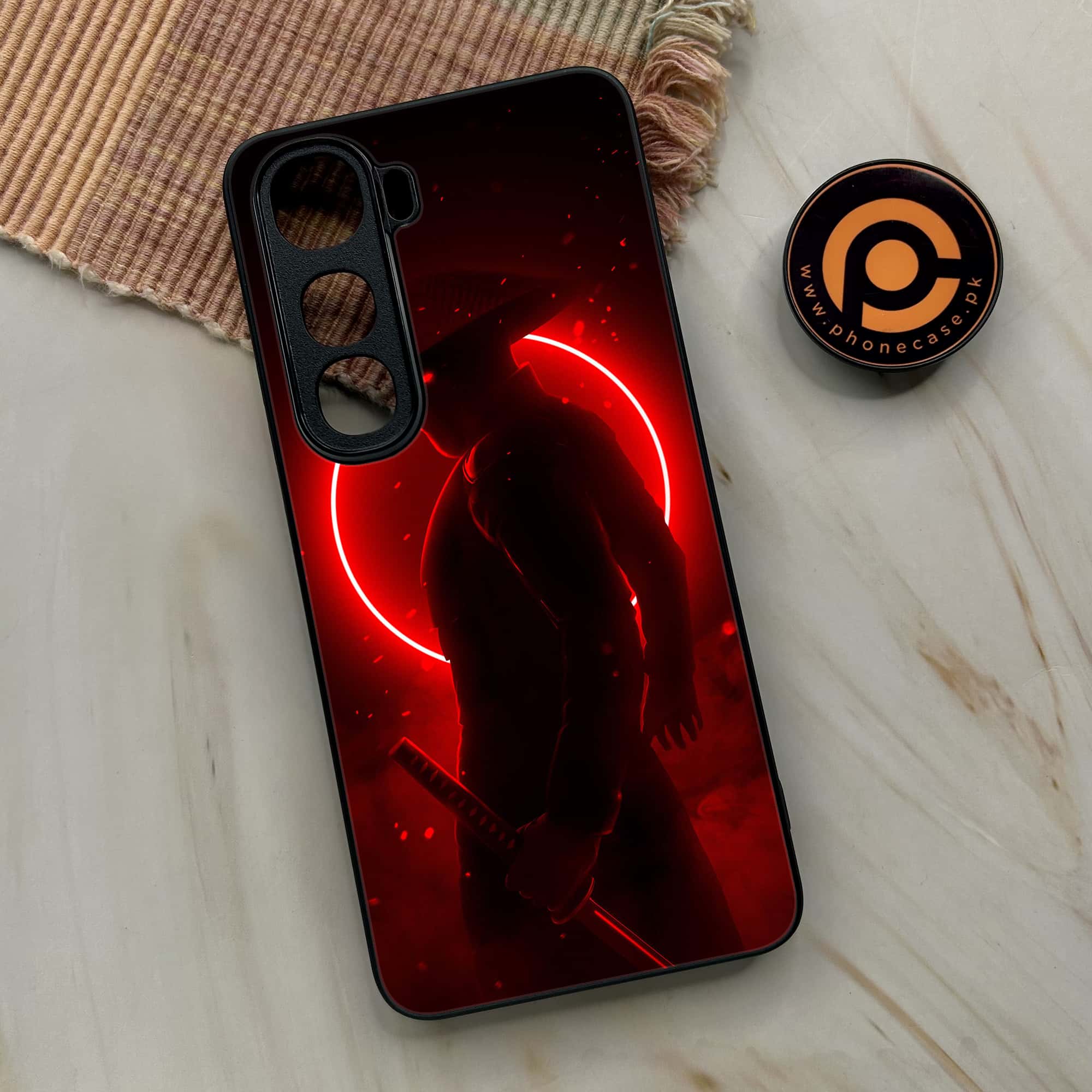 Vivo Y400 - Ninja Series - Premium Metal Printed soft Bumper shock Proof Case