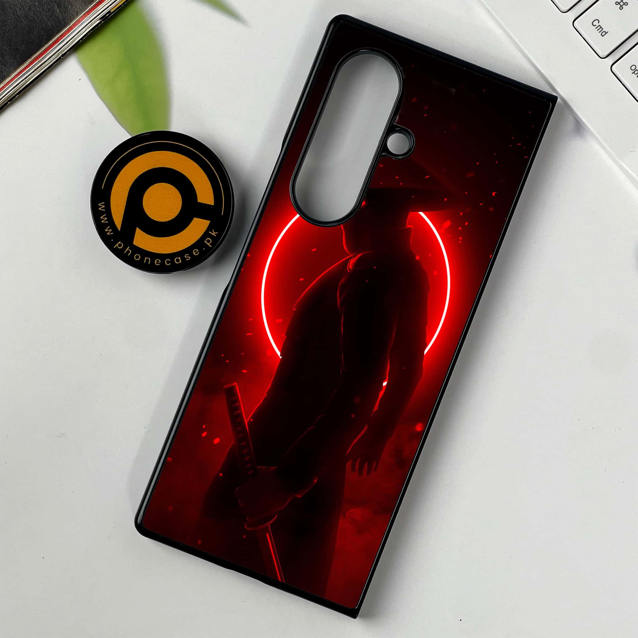 Samsung Galaxy Z Fold 7 - Ninja Series - Premium Metal Printed soft Bumper shock Proof Case