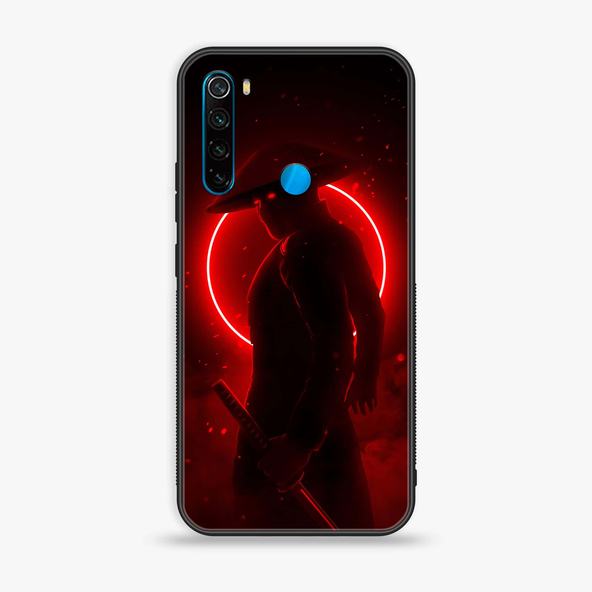 Redmi Note 8 - Ninja Series - Premium Printed Glass soft Bumper shock Proof Case