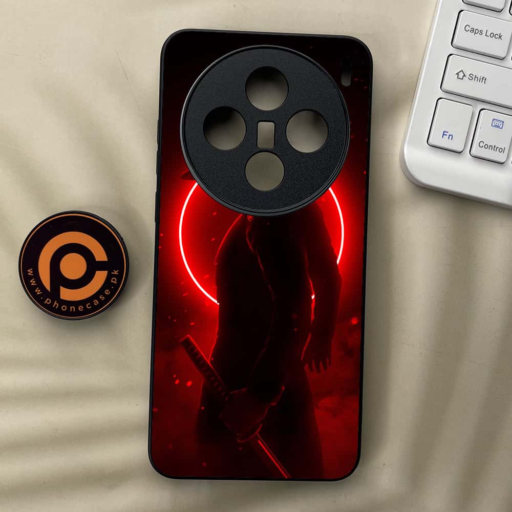 Vivo X200 - Ninja Series - Premium Metal  Printed soft Bumper shock Proof Case