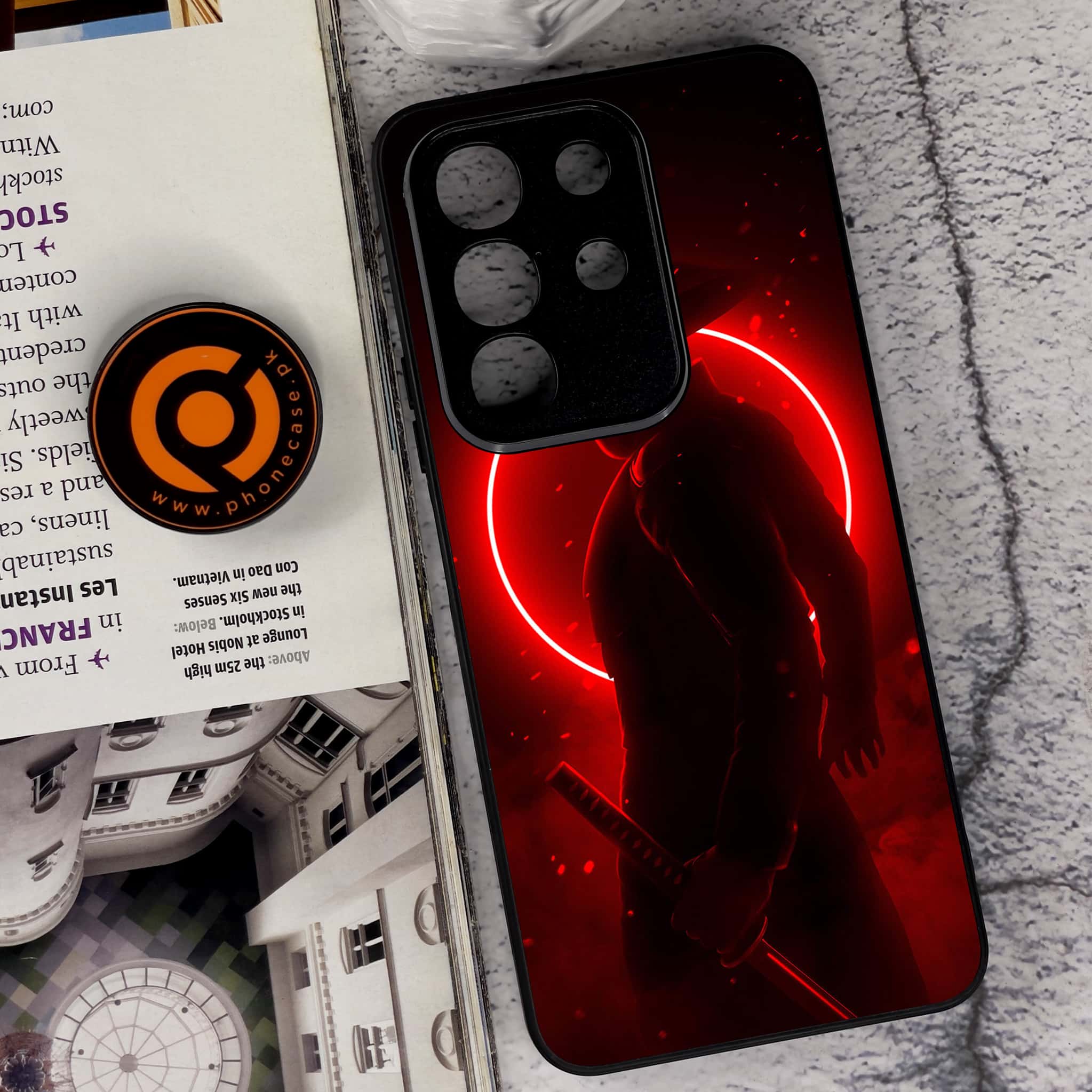 Vivo Y29 4G - Ninja Series - Premium Metal Printed soft Bumper Shock Proof Case