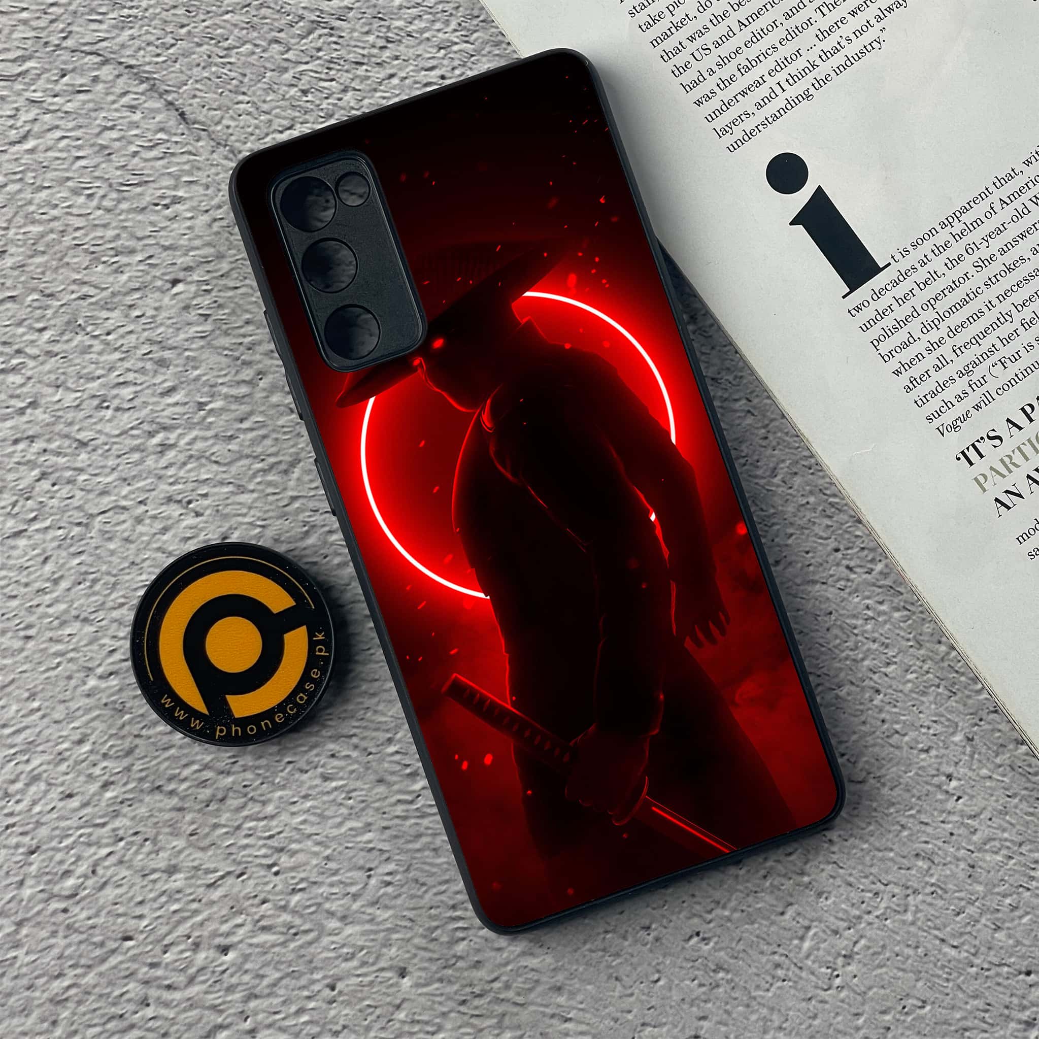 Samsung Galaxy S20 FE Ninja Series Premium Printed Glass soft Bumper shock Proof Case