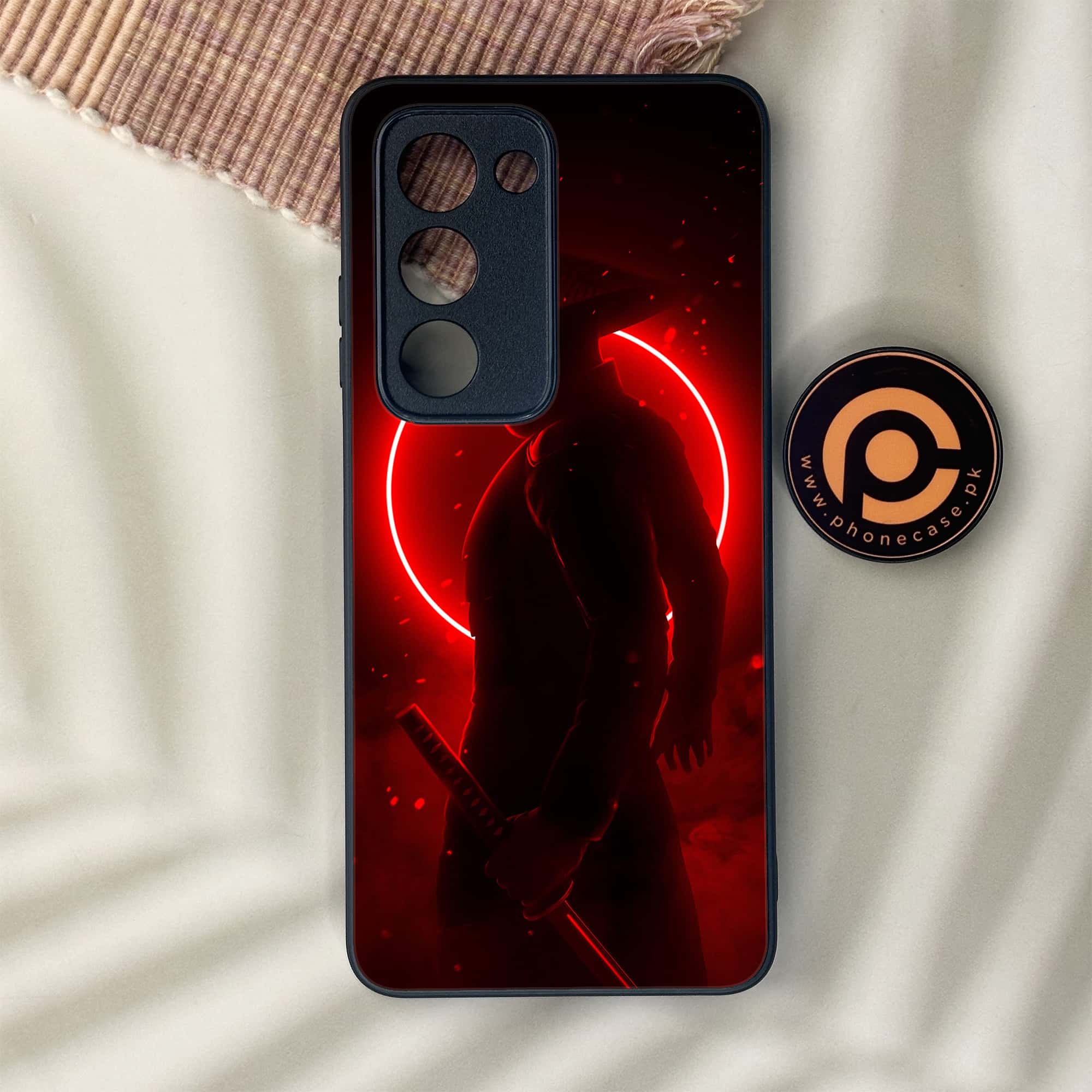 Oppo A5 2025 - Ninja Series - Premium Metal Printed soft Bumper shock Proof Case