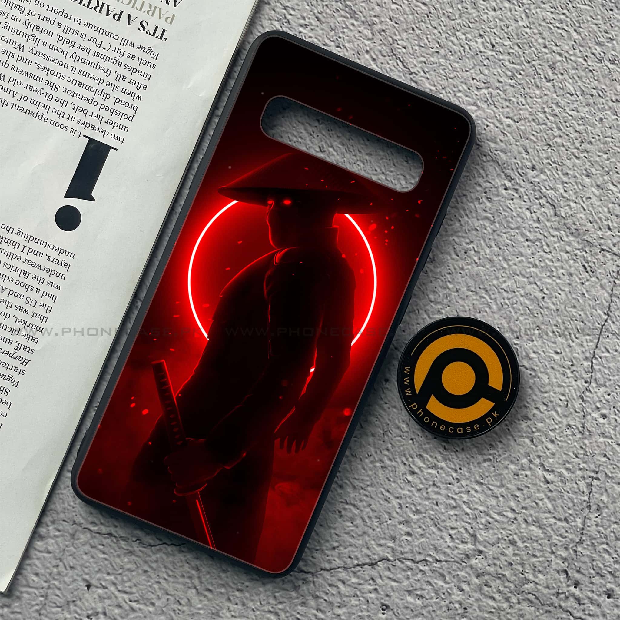 Samsung Galaxy S10 5G - Ninja Series - Premium Printed Glass soft Bumper shock Proof Case