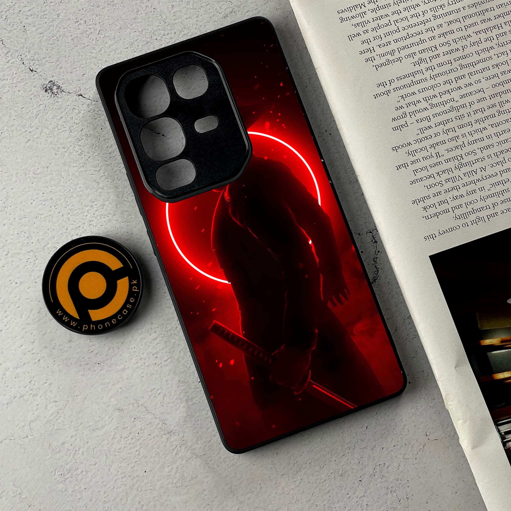 Infinix Note 50 Pro Plus - Ninja Series - Premium Metal Printed Soft Bumper Shockproof Case