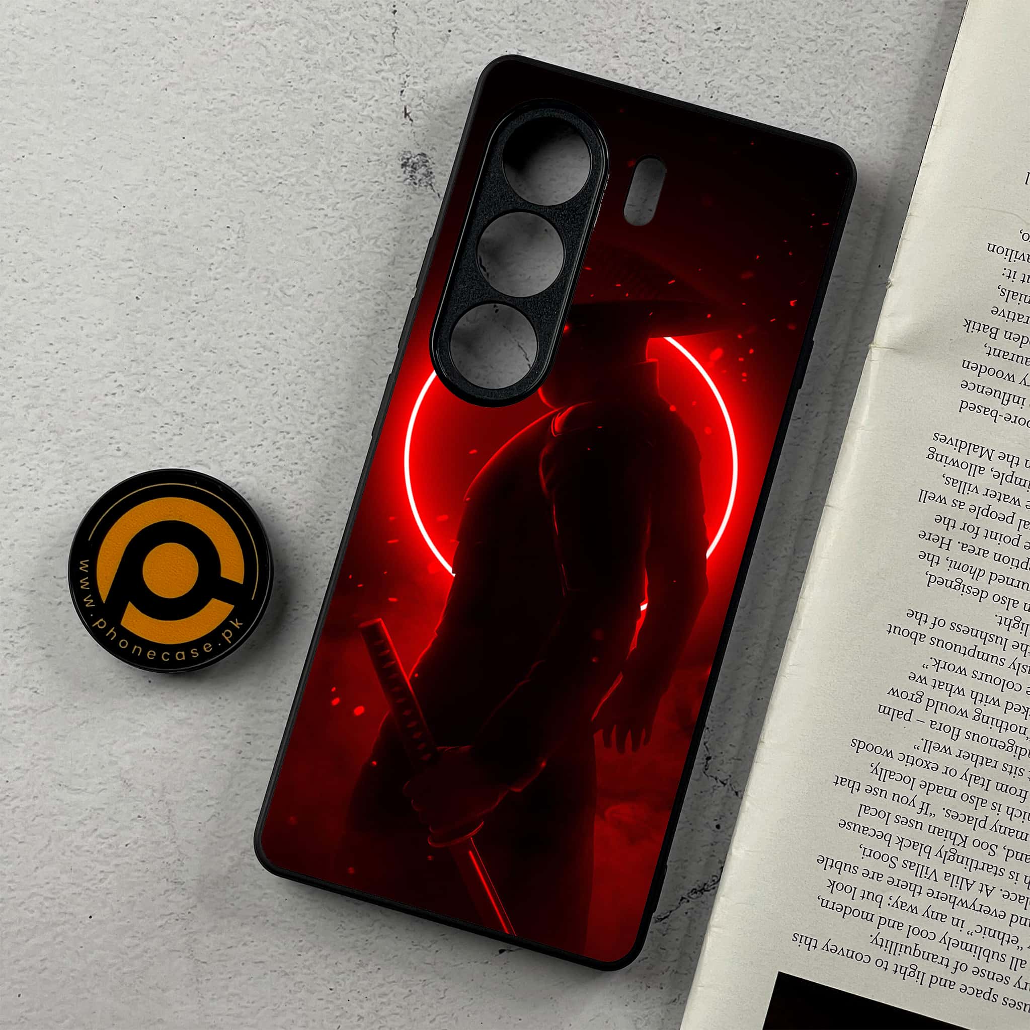 Tecno Camon 40 Pro - Ninja Series - Premium Metal Printed Soft Bumper Shockproof Case