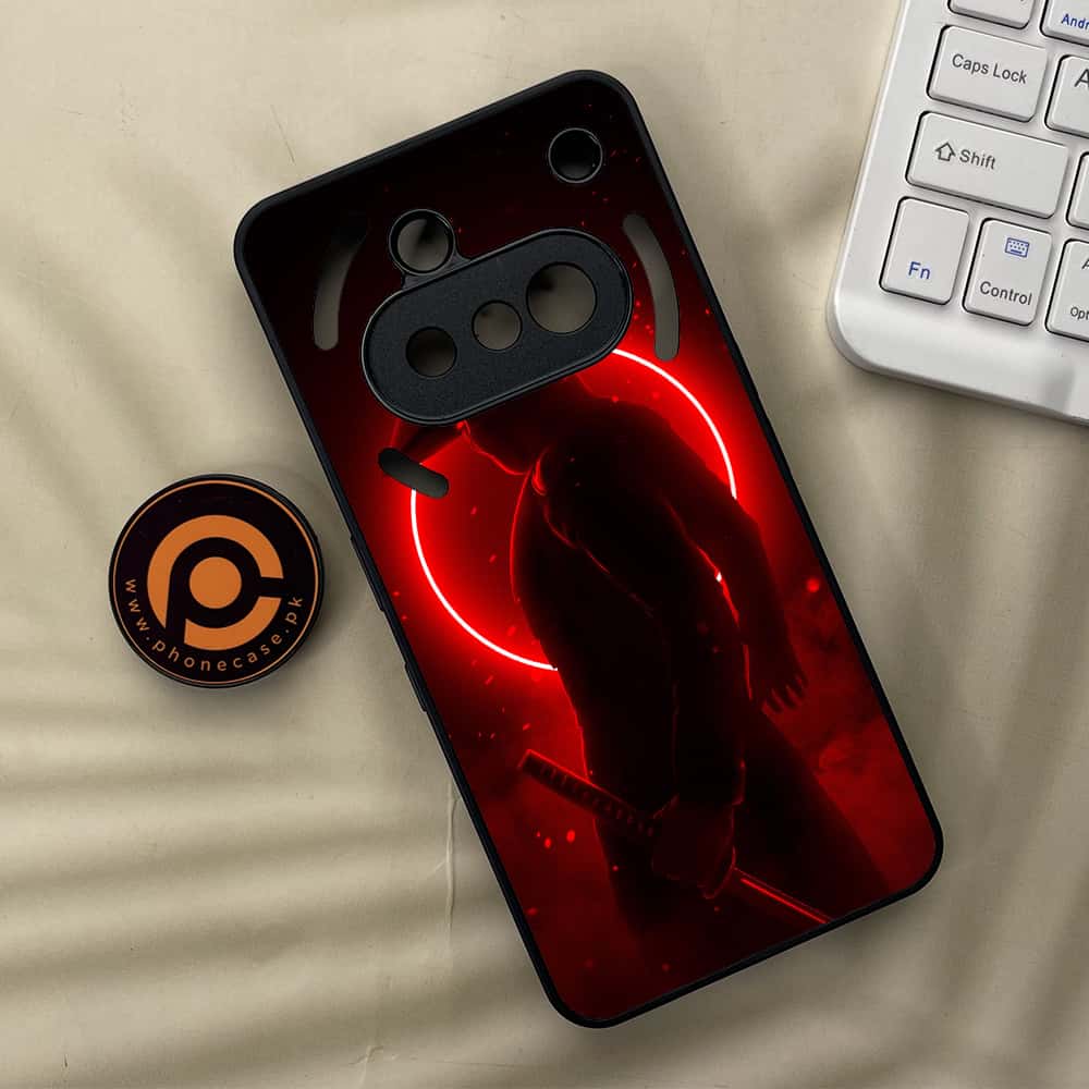 Nothing Phone 3a - Ninja Series - Premium Metal  Printed soft Bumper shock Proof Case