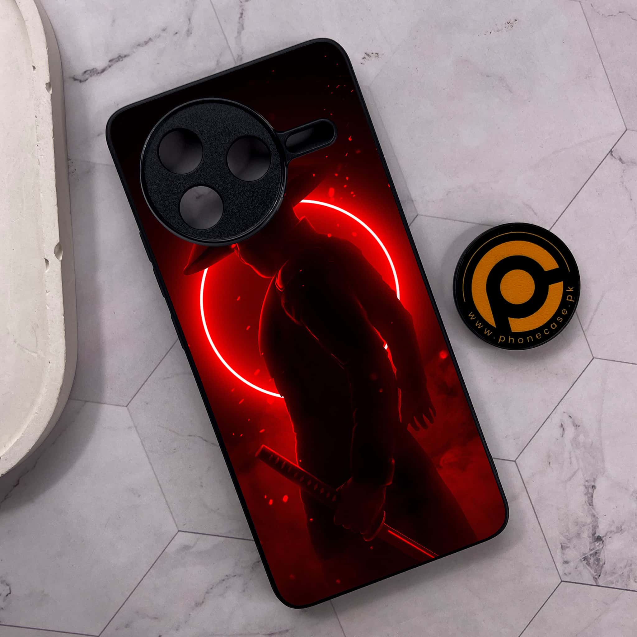 Xiaomi Poco F7 Pro 5G - Ninja Series - Premium Metal Printed soft Bumper shock Proof Case