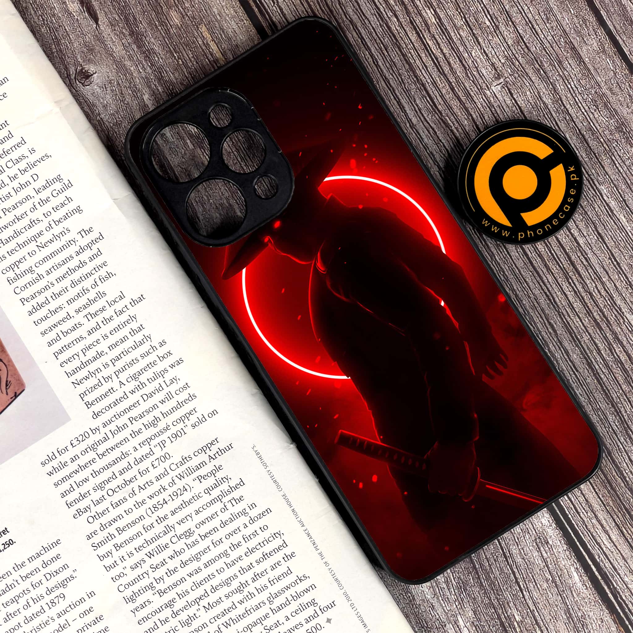 Xiaomi Redmi 12 - Ninja Series - Premium Printed Glass soft Bumper shock Proof Case