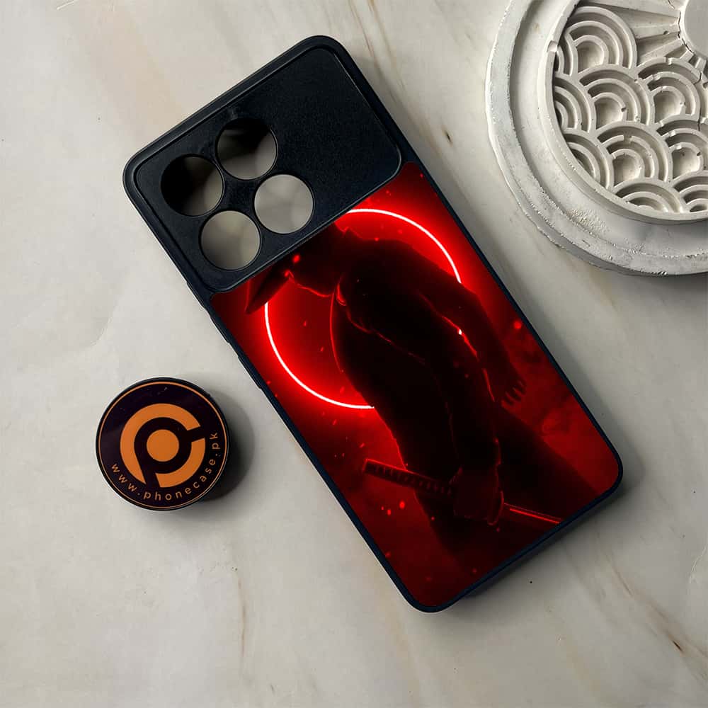 Xiaomi Poco F6 Pro - Ninja Series - Premium Metal Printed soft Bumper shock Proof Case