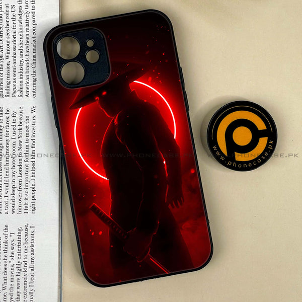 iPhone 12  Ninja Design 4   Premium Metal Printed soft Bumper shock Proof Case CS-33134