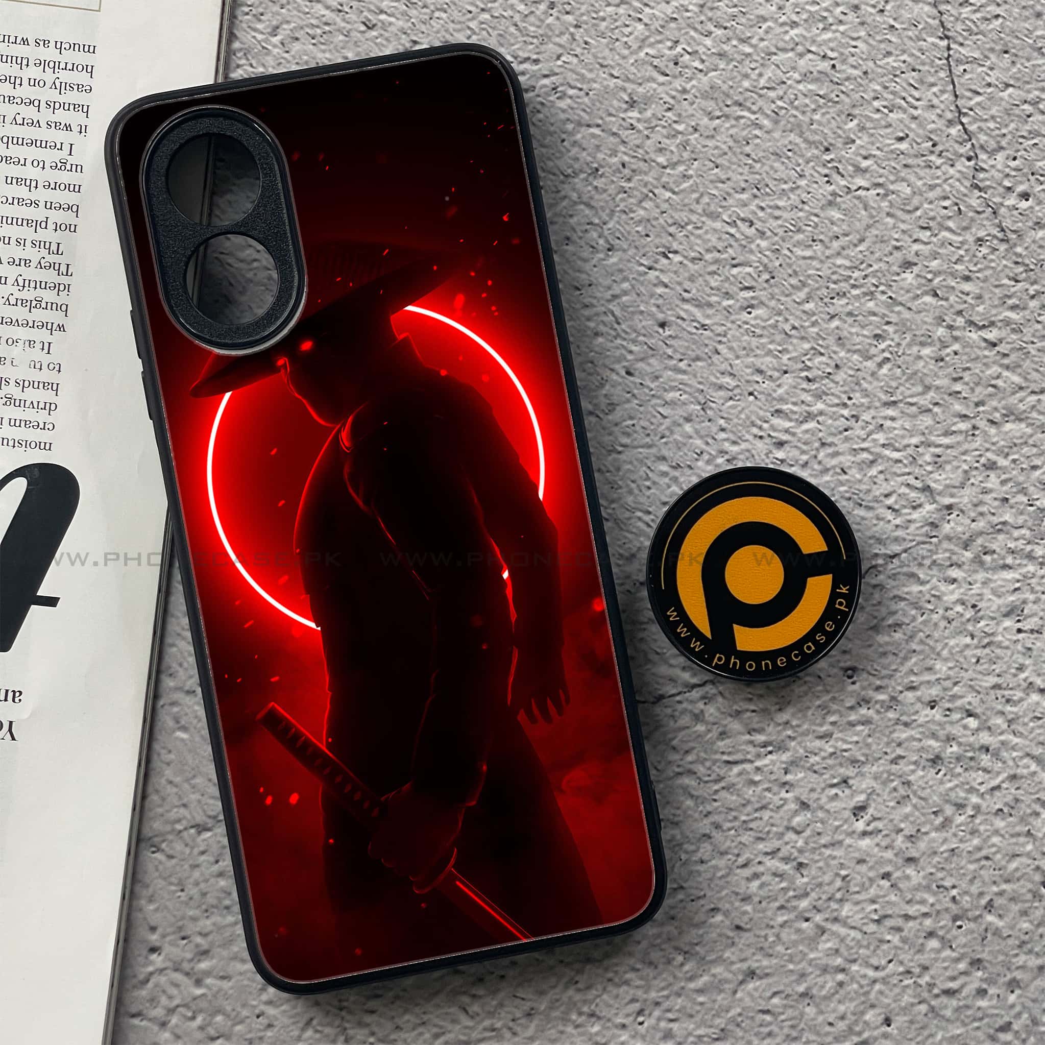 Oppo A38 4G - Ninja Series - Premium Printed Metal soft Bumper shock Proof Case