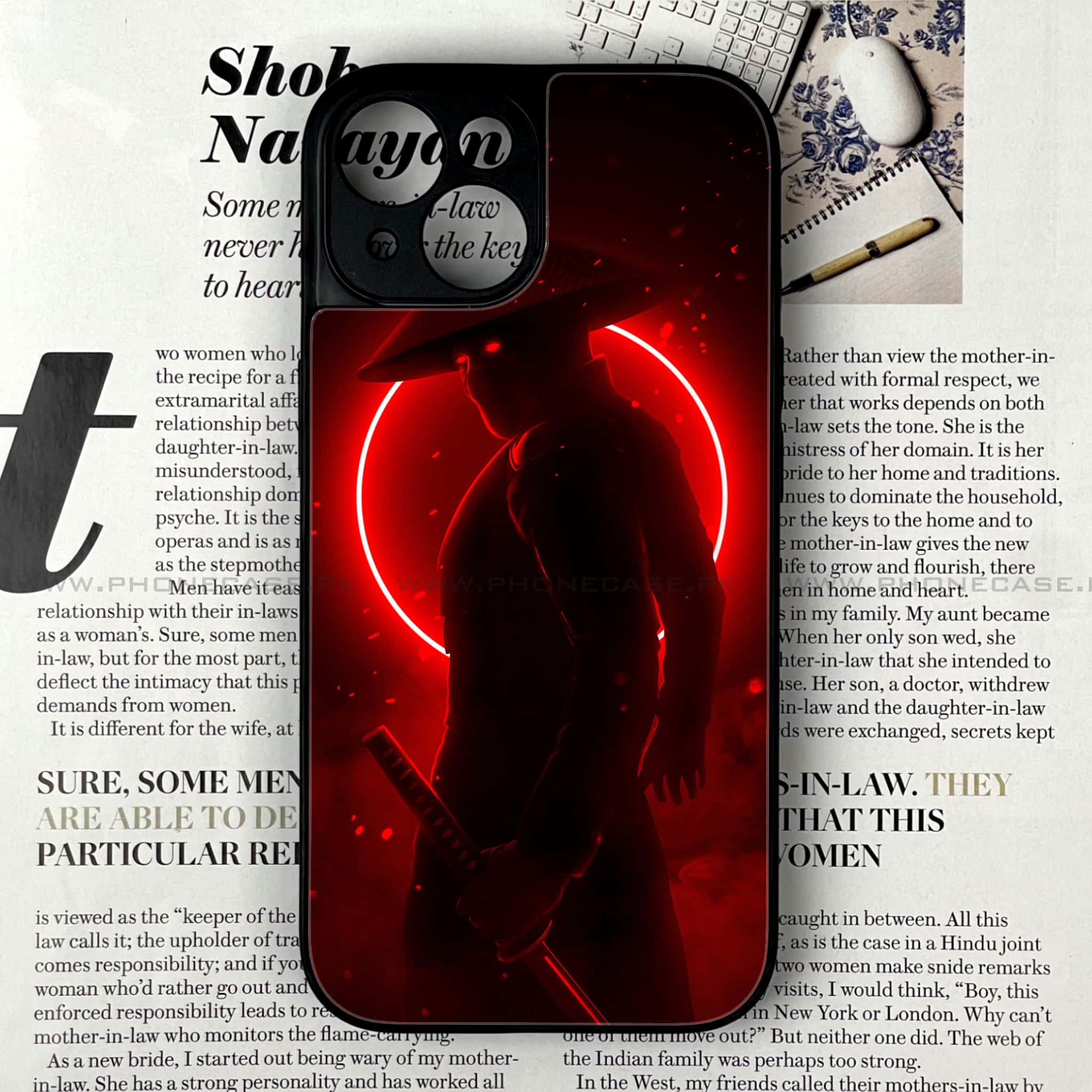 iPhone 13 - Ninja series - Premium Printed Glass soft Bumper shock Proof Case