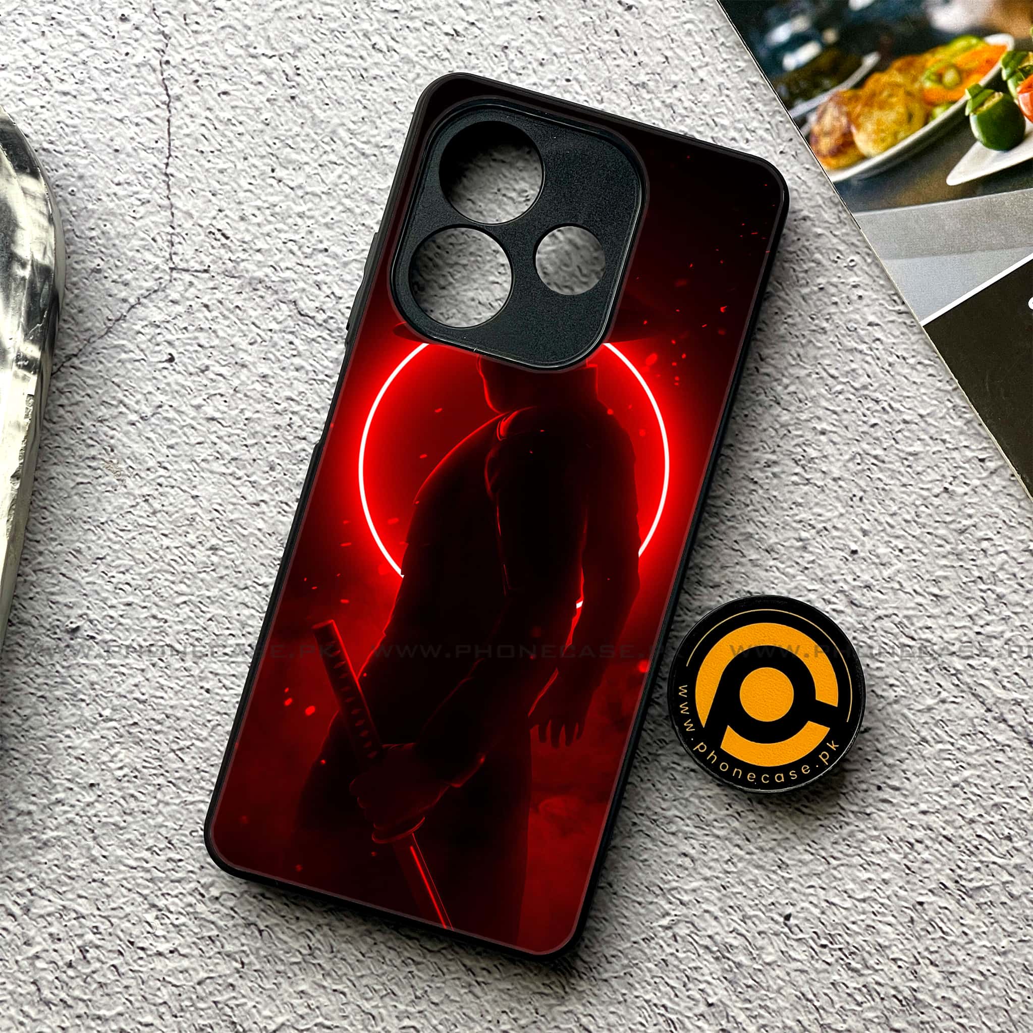 Oppo A5 Pro - Ninja Series - Premium Metal Printed soft Bumper shock Proof Case