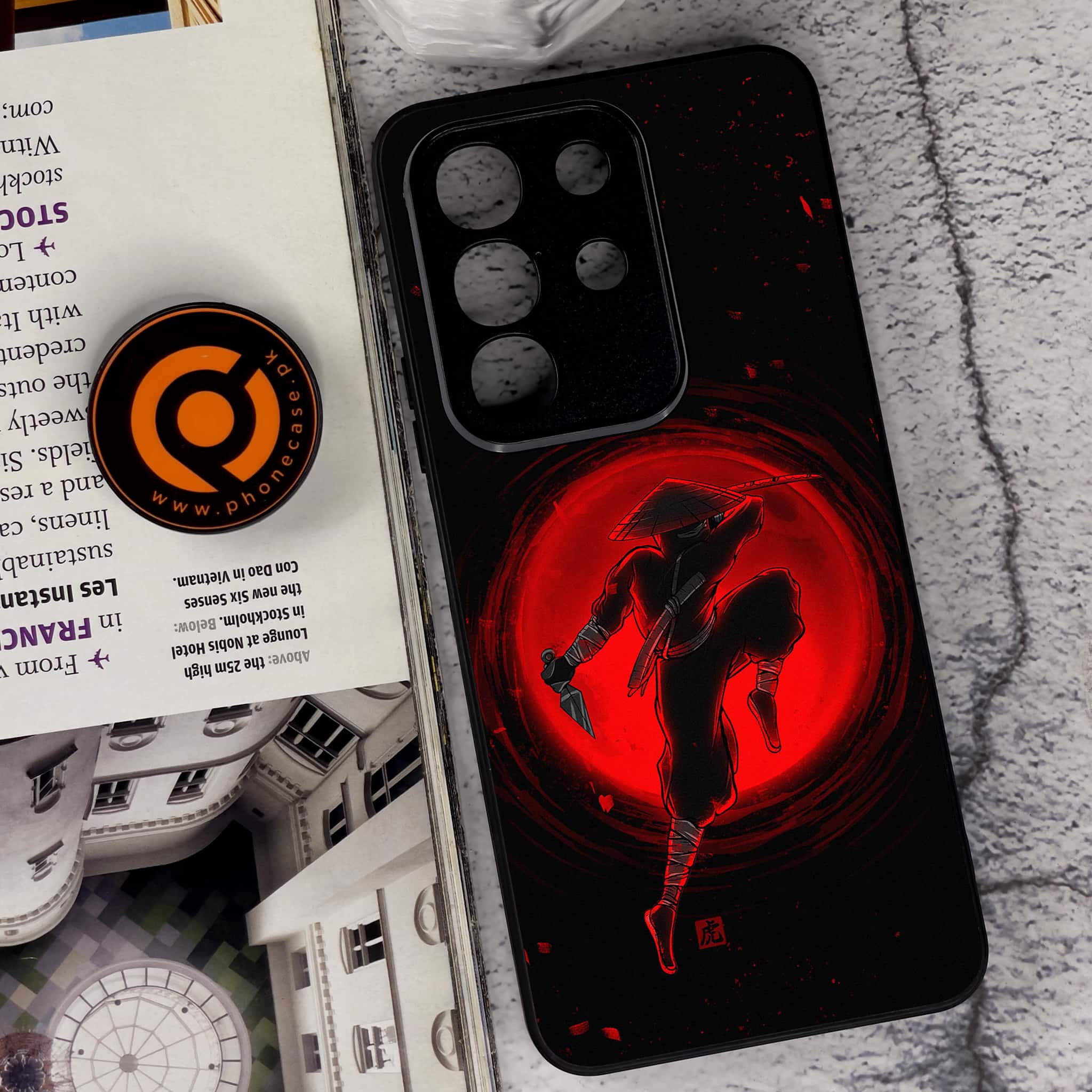 Vivo Y29 4G - Ninja Series - Premium Metal Printed soft Bumper Shock Proof Case