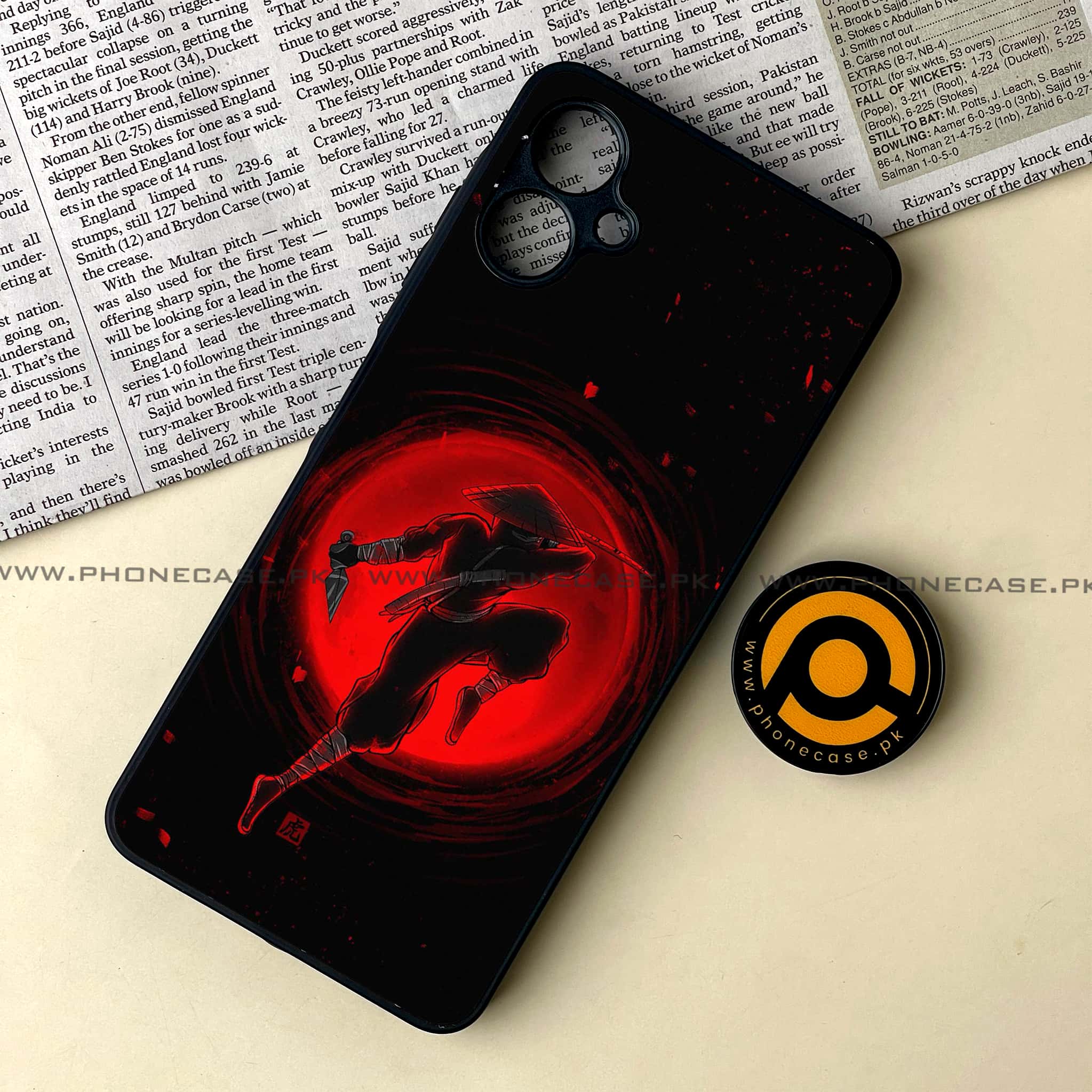 Samsung Galaxy A06  - Ninja Series - Premium Metal Printed soft Bumper shock Proof Case