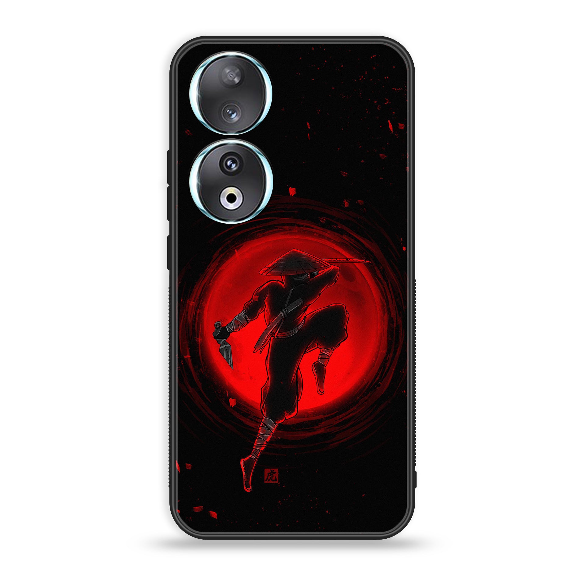 Huawei Honor 90 - Ninja Series - Premium Printed Glass soft Bumper shock Proof Case