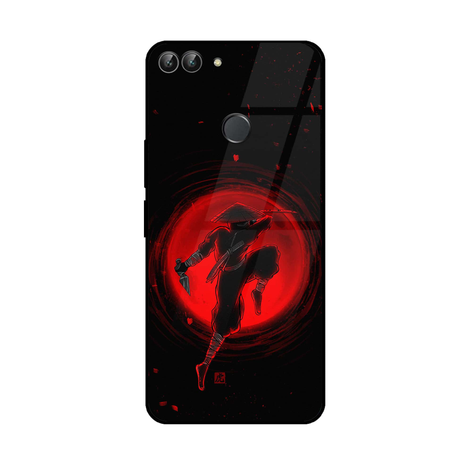 Huawei P Smart - Ninja Series - Premium Printed Glass soft Bumper shock Proof Case