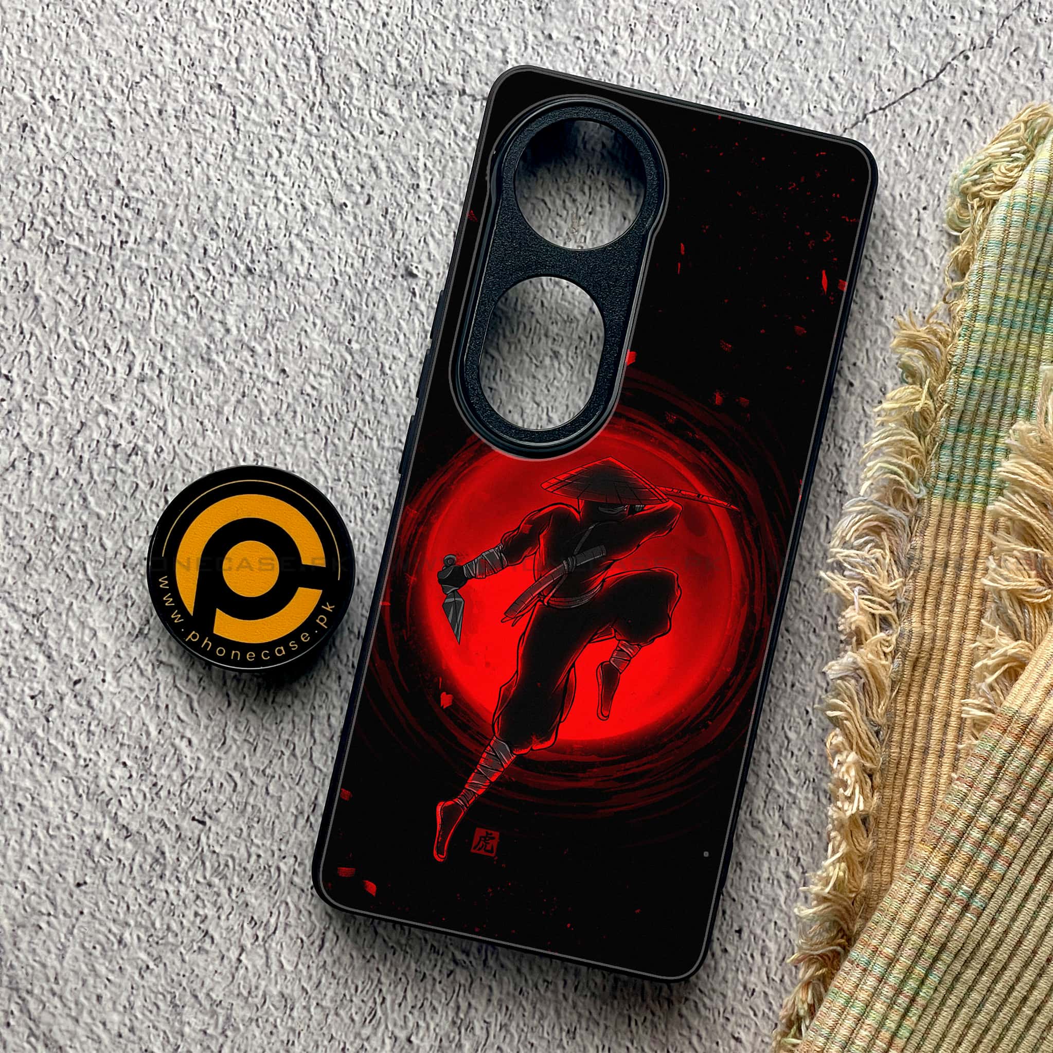 Vivo V40 Pro - Ninja Series - Premium Metal Printed soft Bumper shock Proof Case