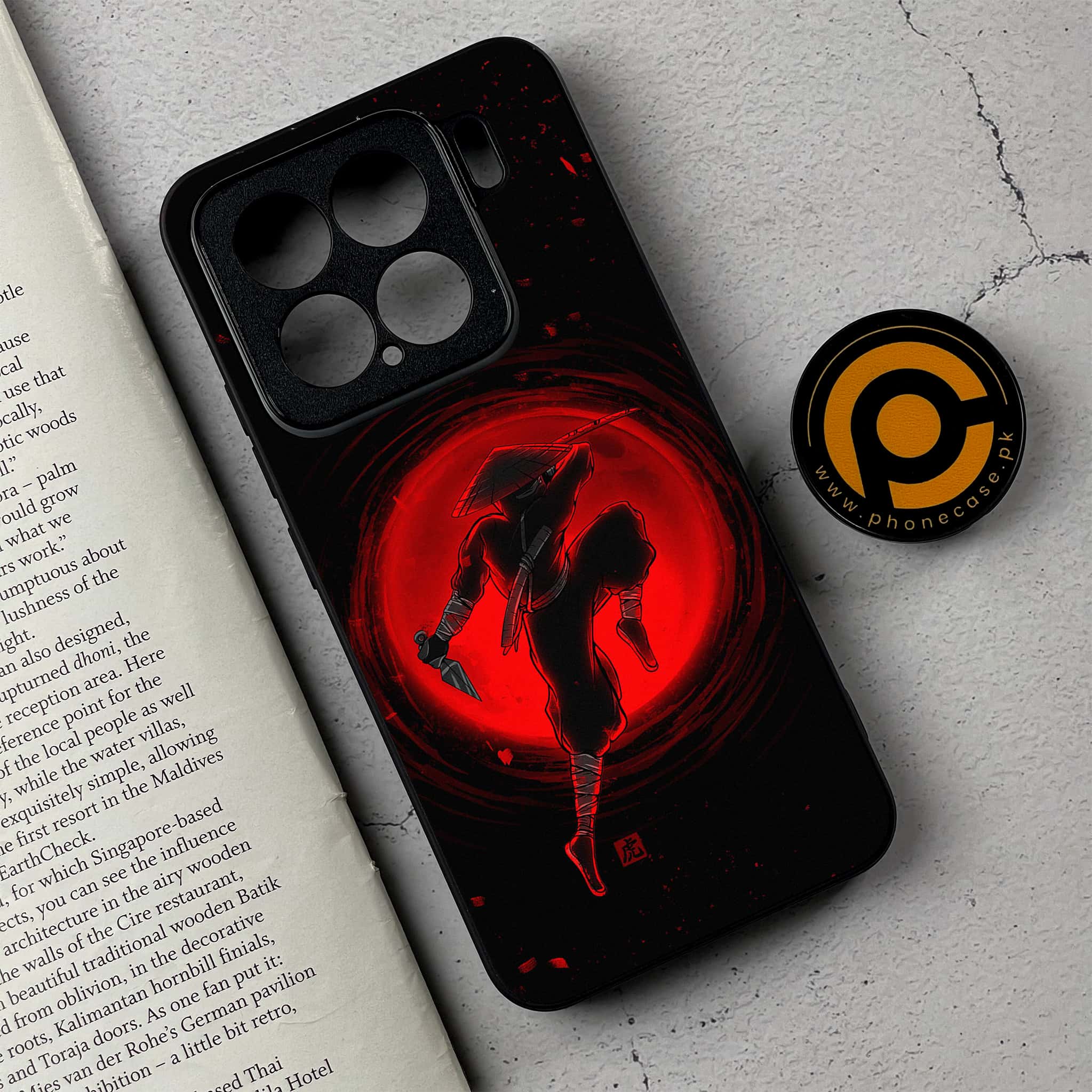 Xiaomi 15 - Ninja Series - Premium Metal Printed soft Bumper shock Proof Case