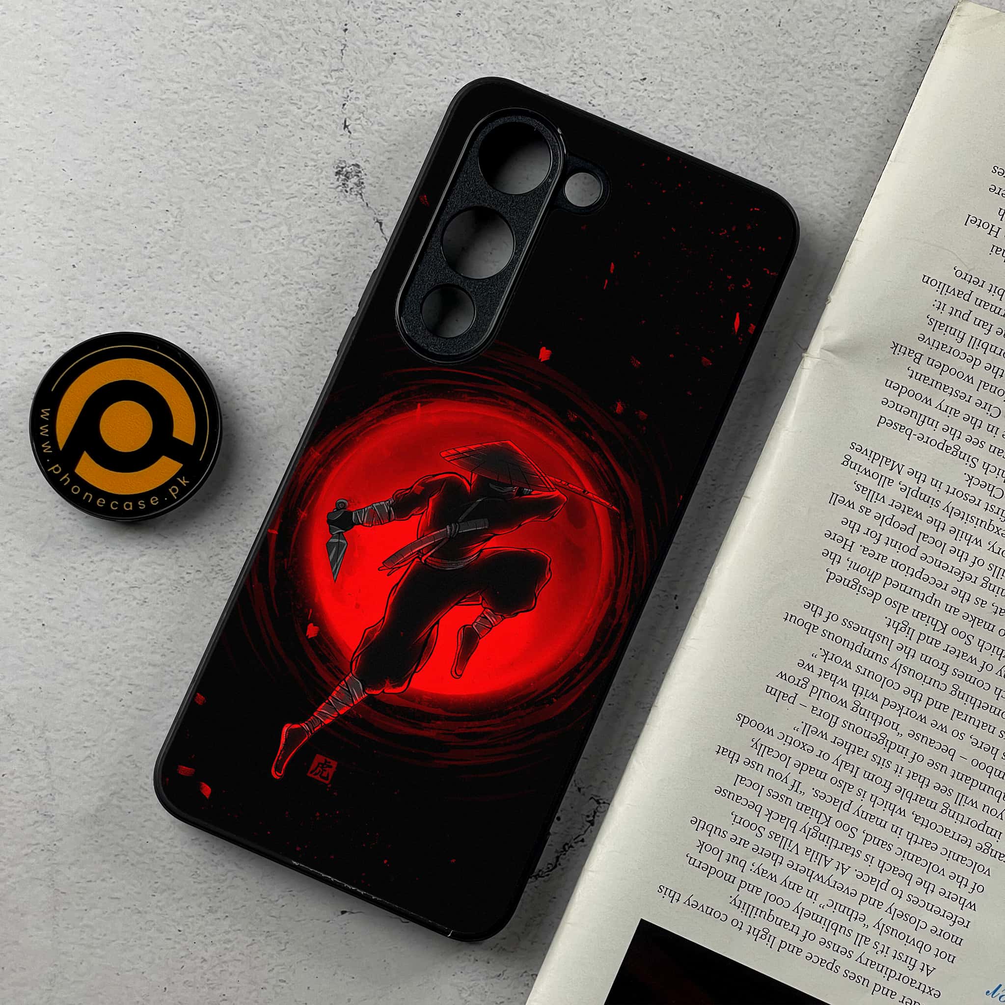 Vivo Y04 - Ninja Series - Premium Metal Printed Soft Bumper Shockproof Case