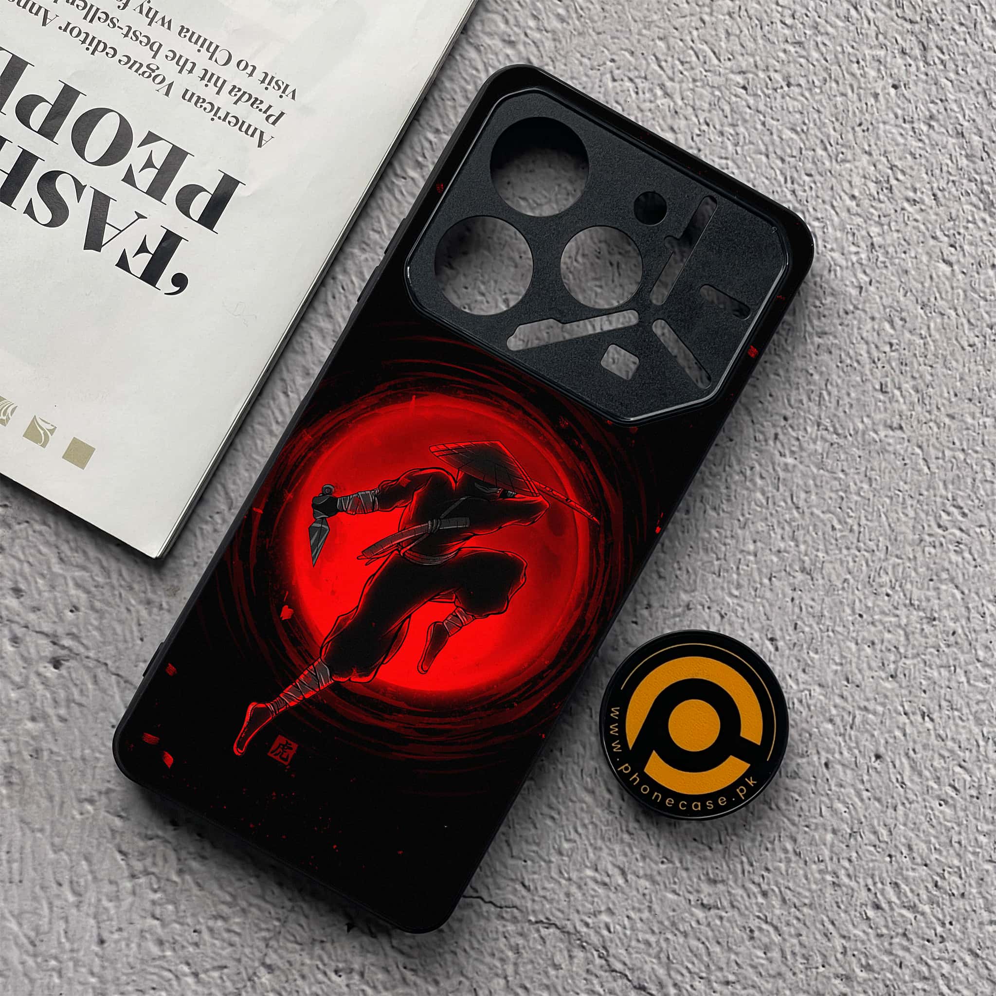 Tecno Pova 6 Neo - Ninja Series - Premium Metal  Printed soft Bumper shock Proof Case