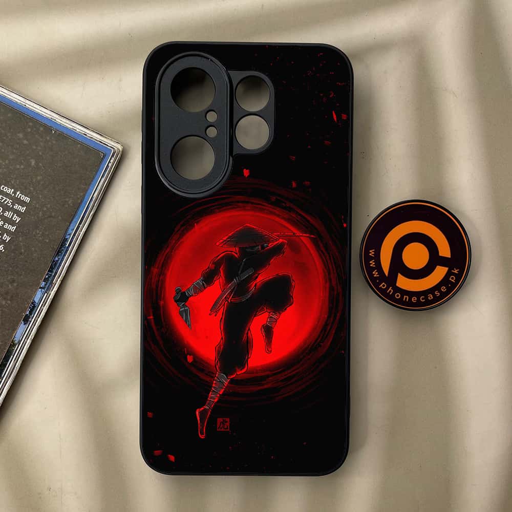 Vivo X200 FE - Ninja Series - Premium Metal Printed soft Bumper Shock Proof Case