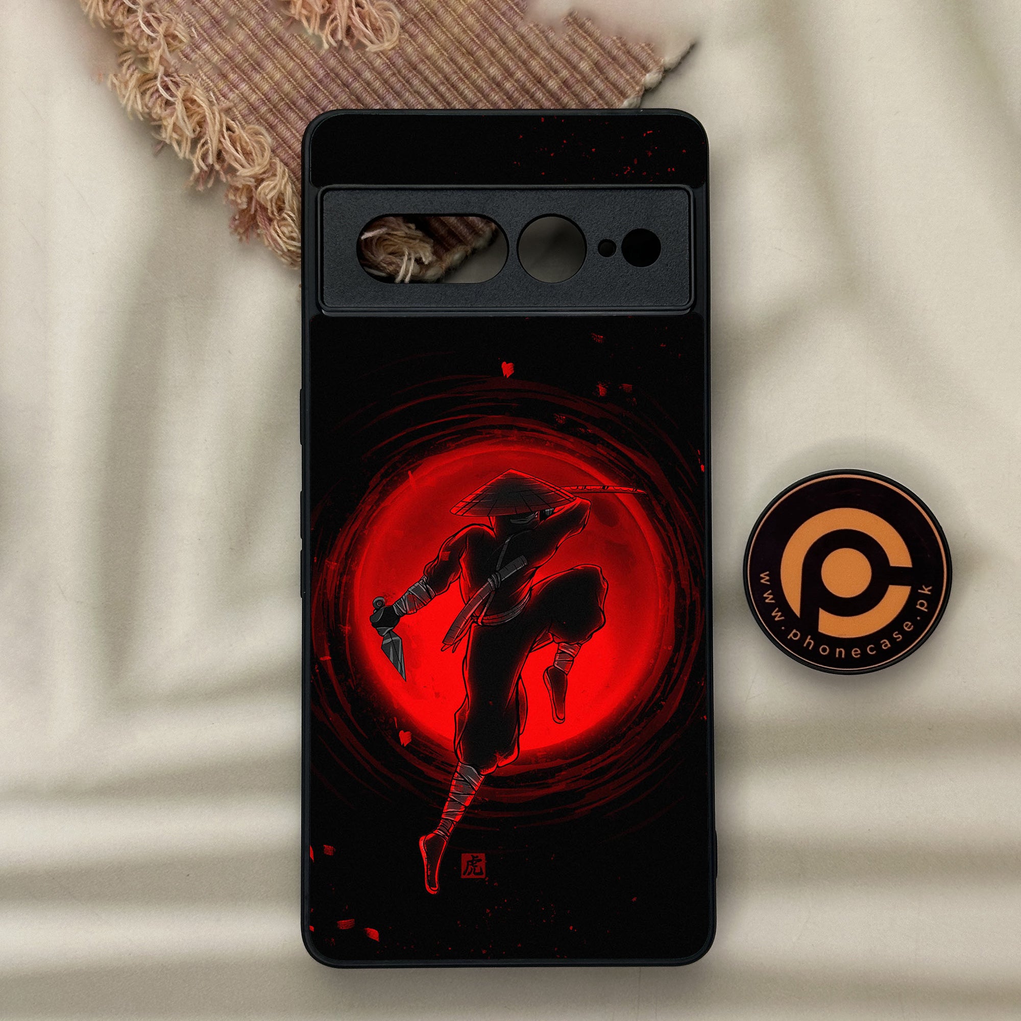 Google Pixel 7 Pro - Ninja Series - Premium Metal Printed soft Bumper Shock Proof Case
