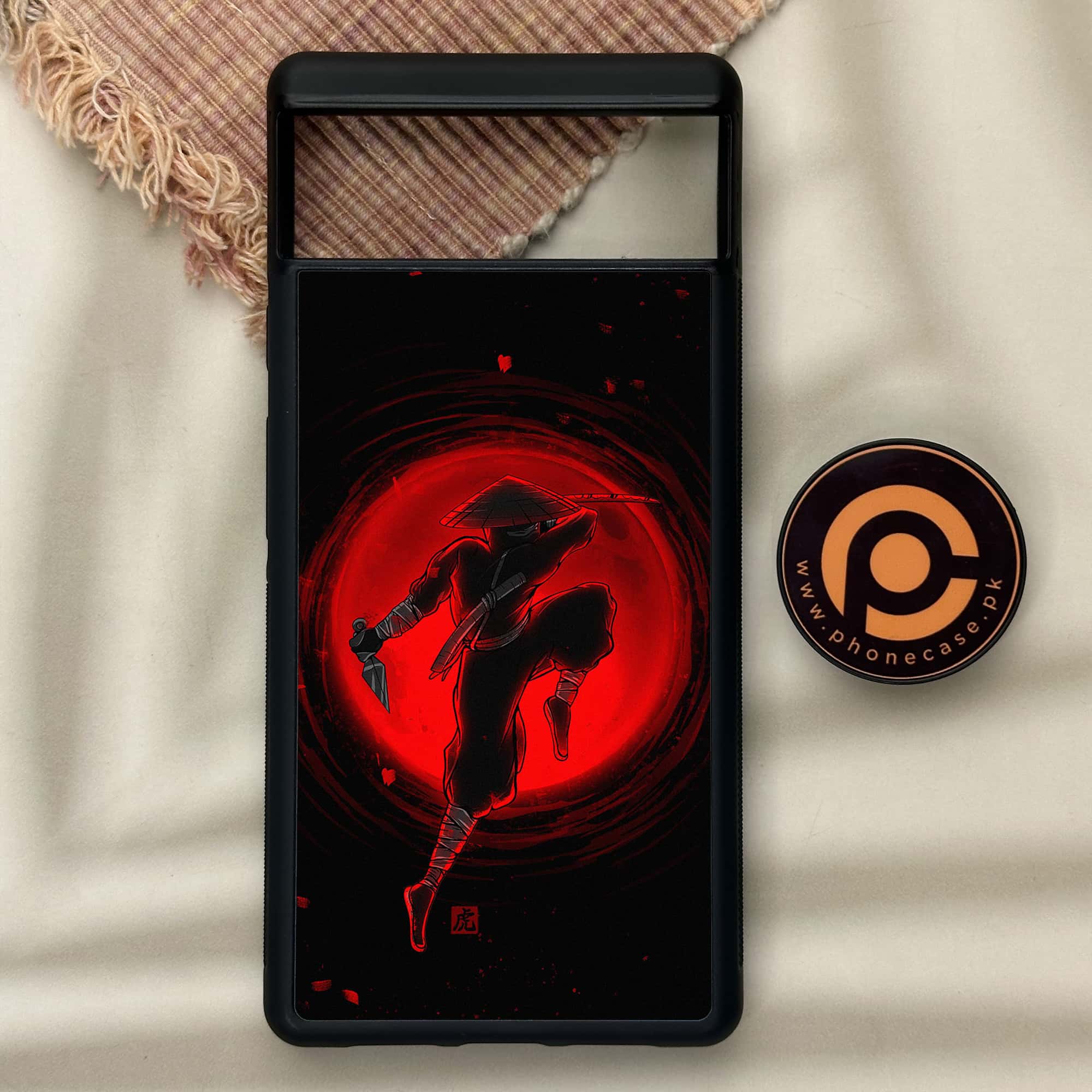 Google Pixel 6 - Ninja Series - Premium Metal Printed soft Bumper Shock Proof Case